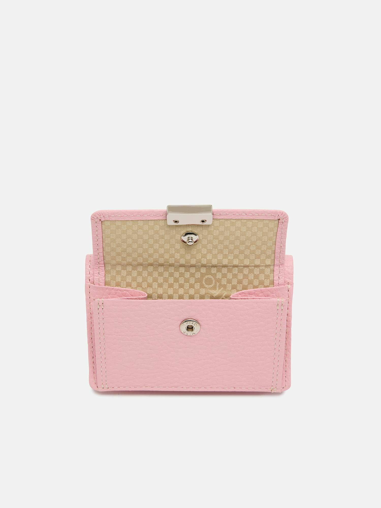 三つ折り財布 パステルピンク |折り財布 | WAKO公式オンライン