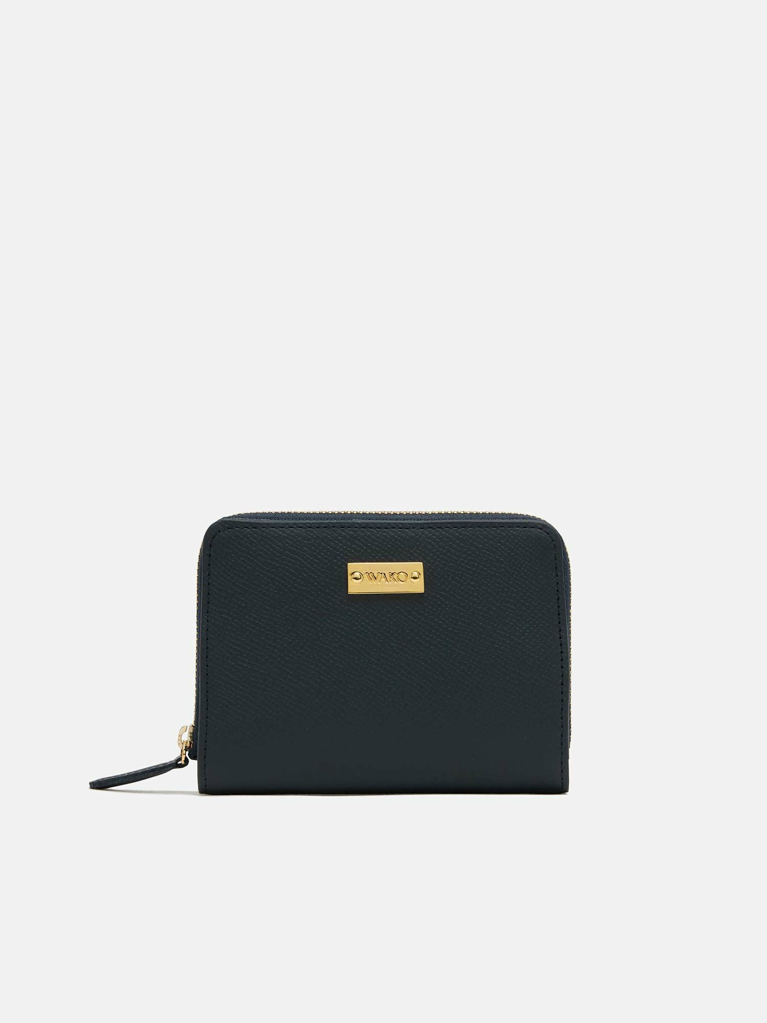 二つ折り財布 ネイビー |折り財布 | WAKO公式オンラインブティック