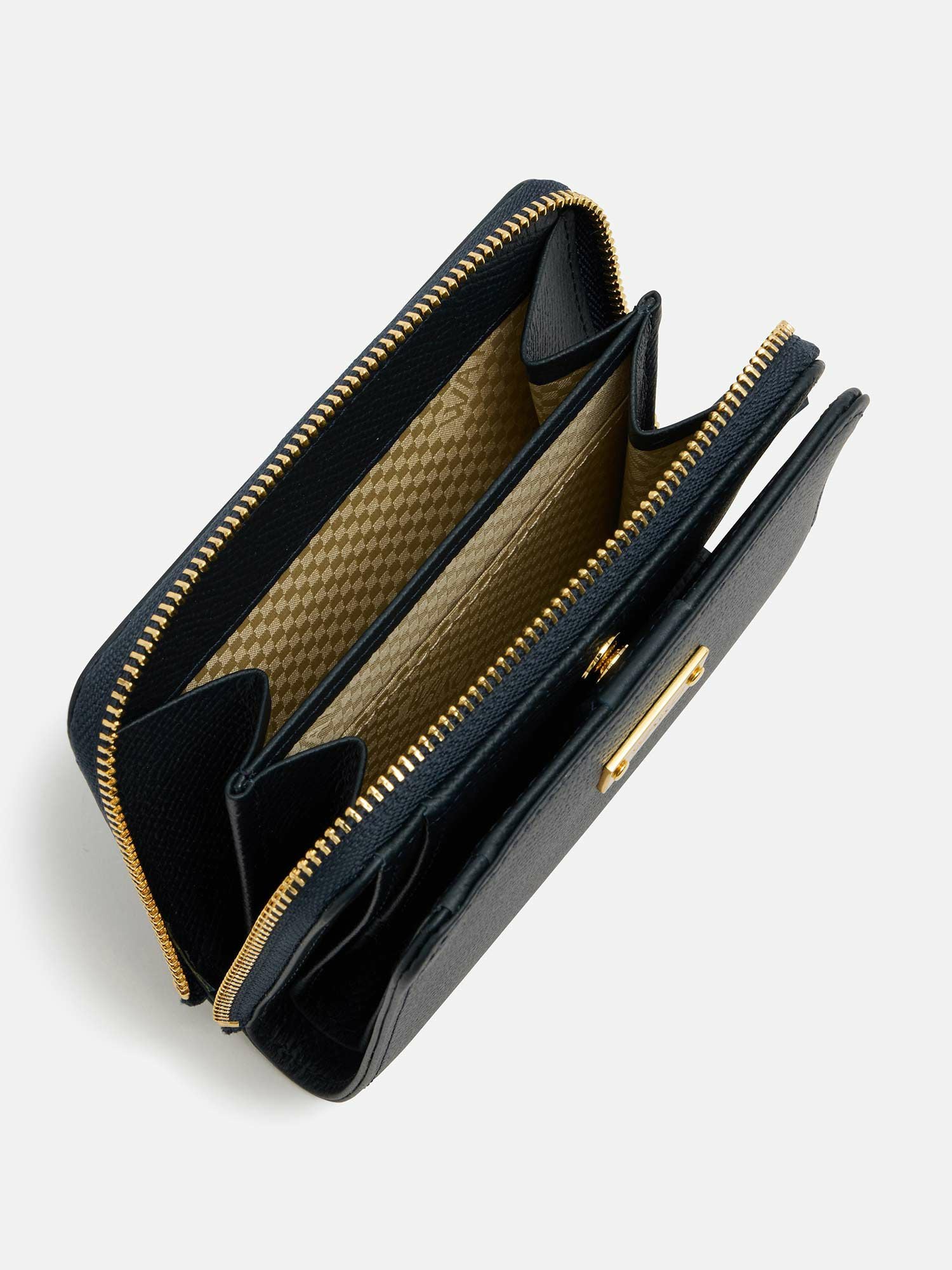 二つ折り財布 ネイビー |折り財布 | WAKO公式オンラインブティック