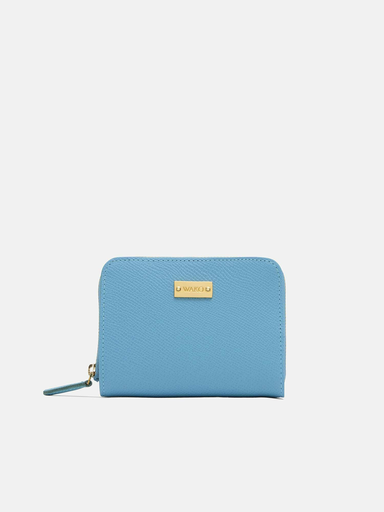 三つ折り財布 ライトブルー |折り財布 | WAKO公式オンラインブティック