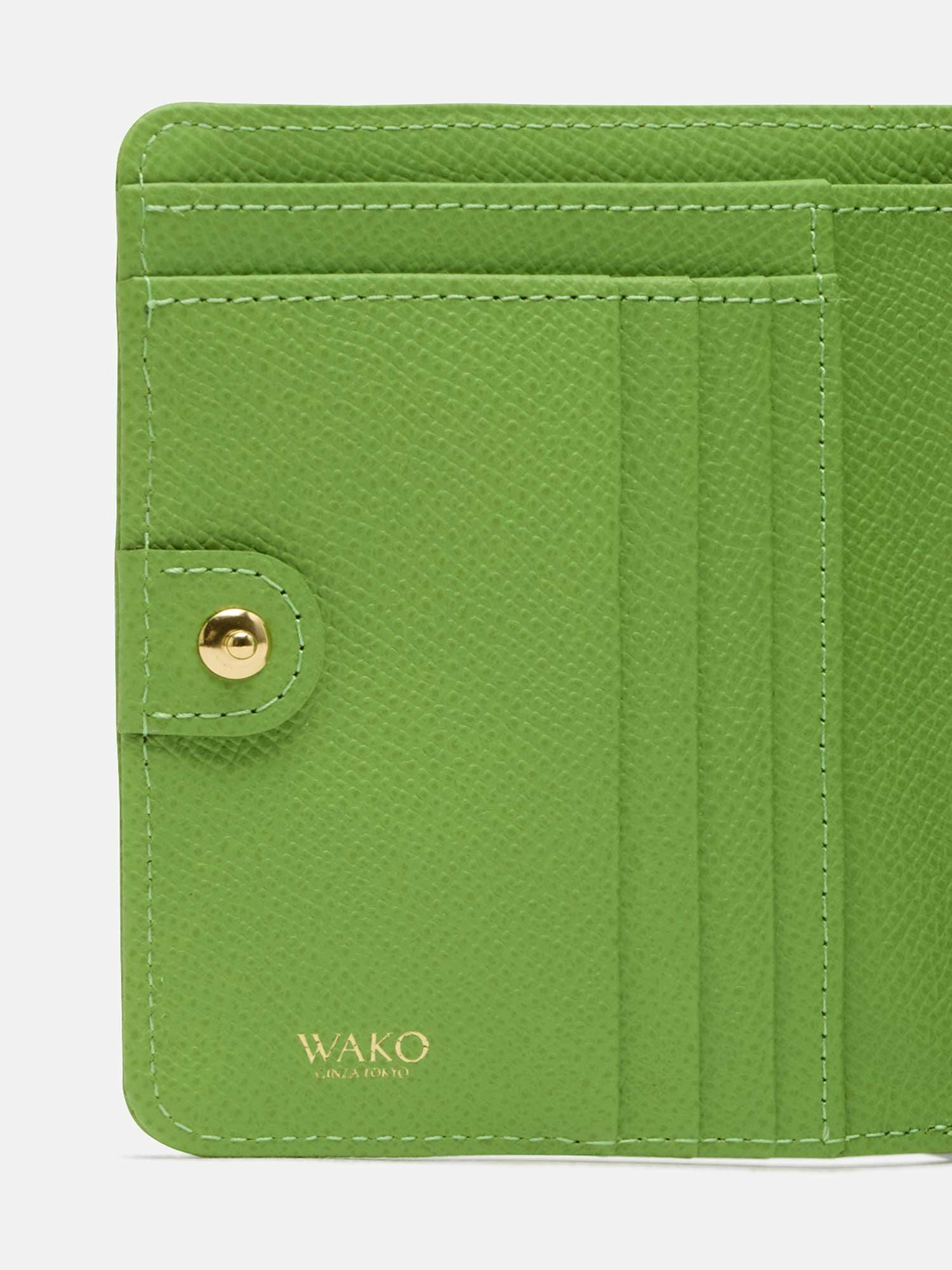 二つ折り財布 イエローグリーン |折り財布 | WAKO公式オンライン