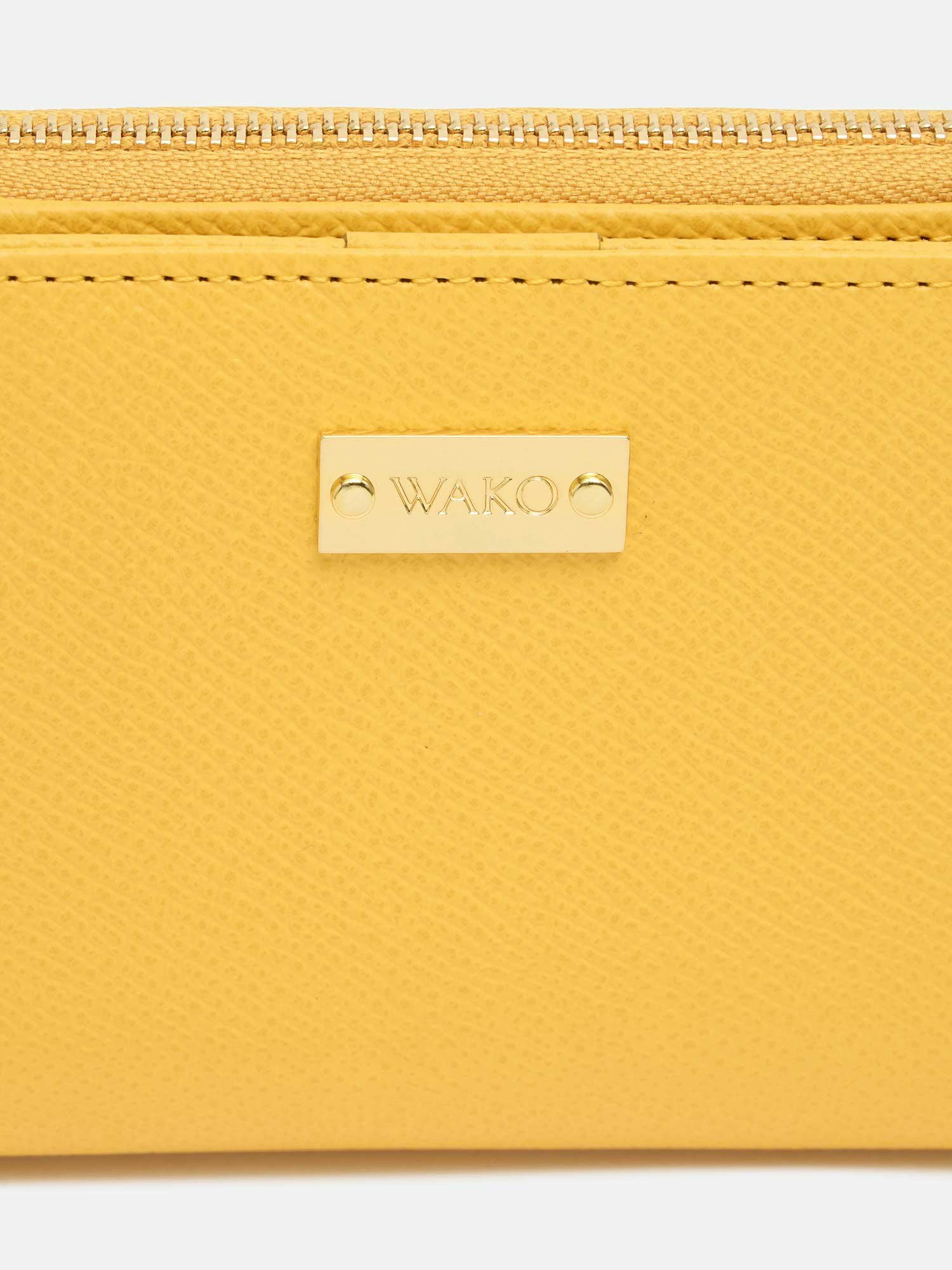 二つ折り財布 イエロー |折り財布 | WAKO公式オンラインブティック