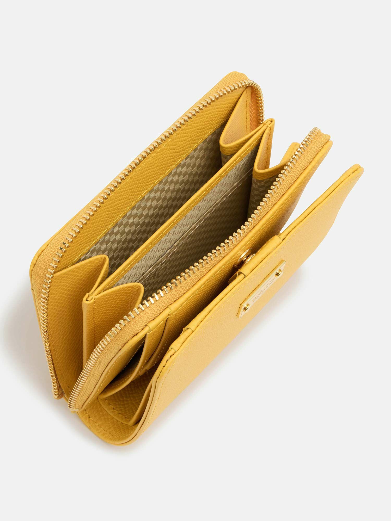 二つ折り財布 イエロー |折り財布 | WAKO公式オンラインブティック