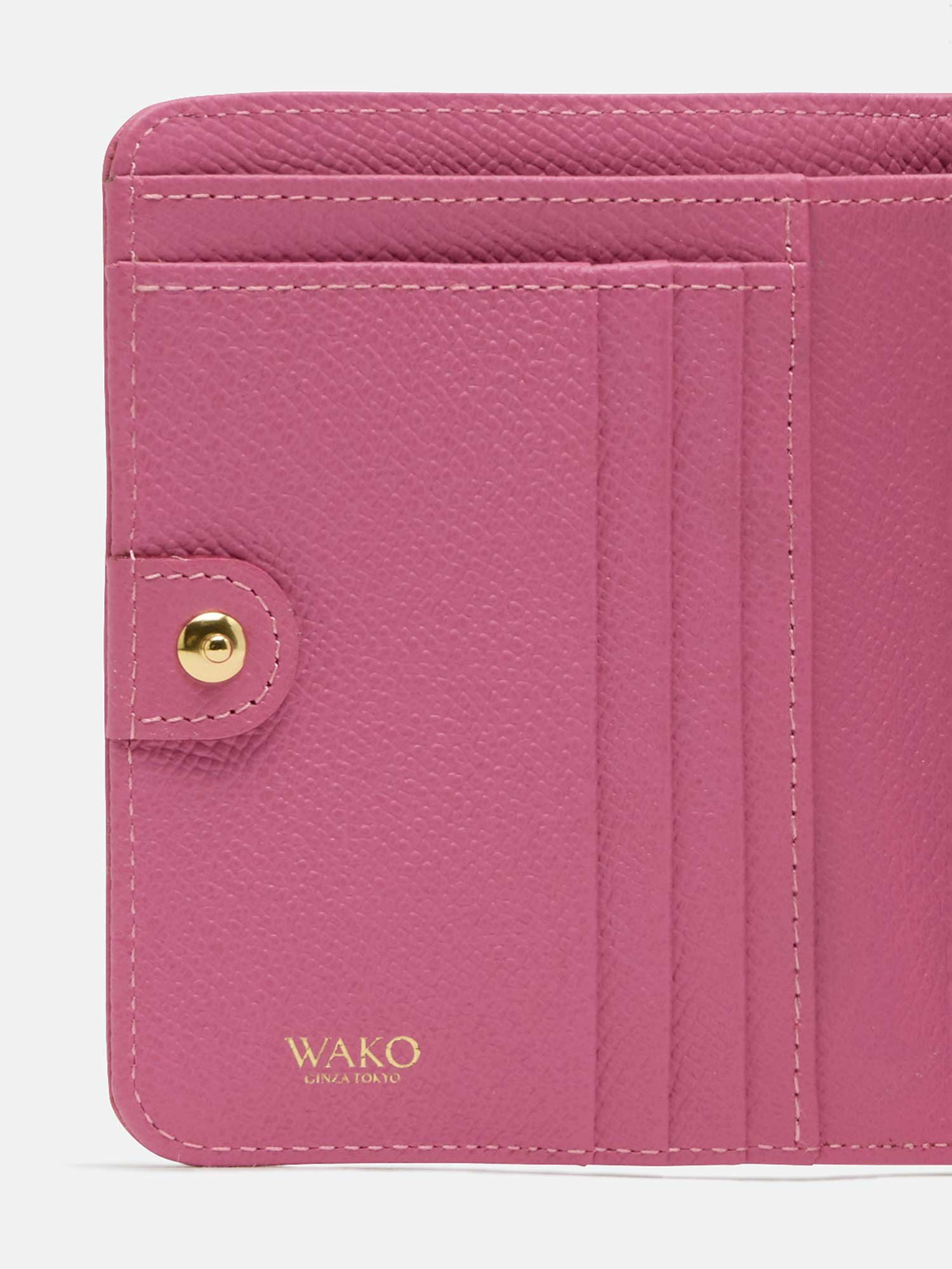 二つ折り財布 ピンク |折り財布 | WAKO公式オンラインブティック