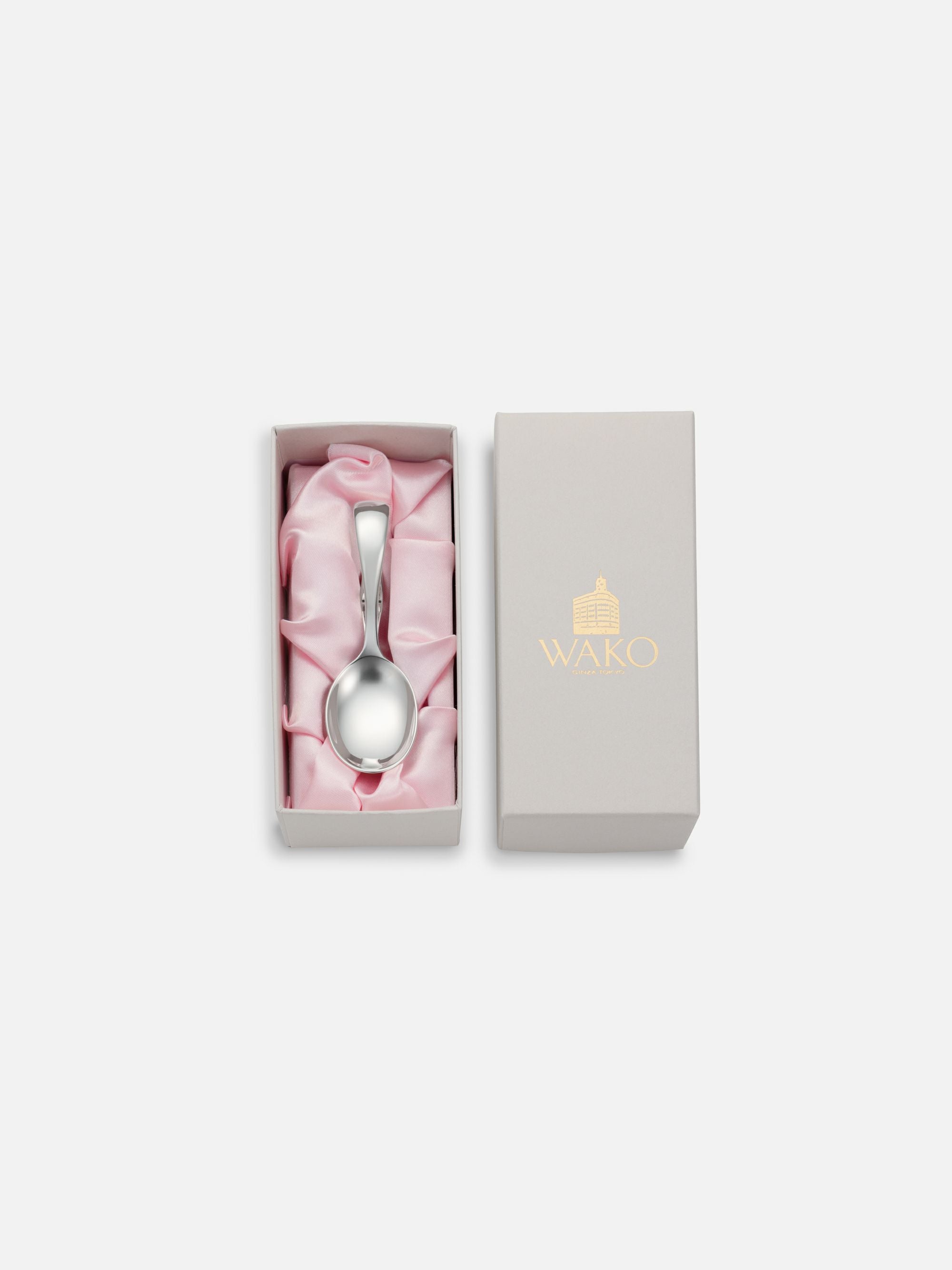 銀製 ベビースプーン ピンク |ベビーグッズ | WAKO公式オンライン