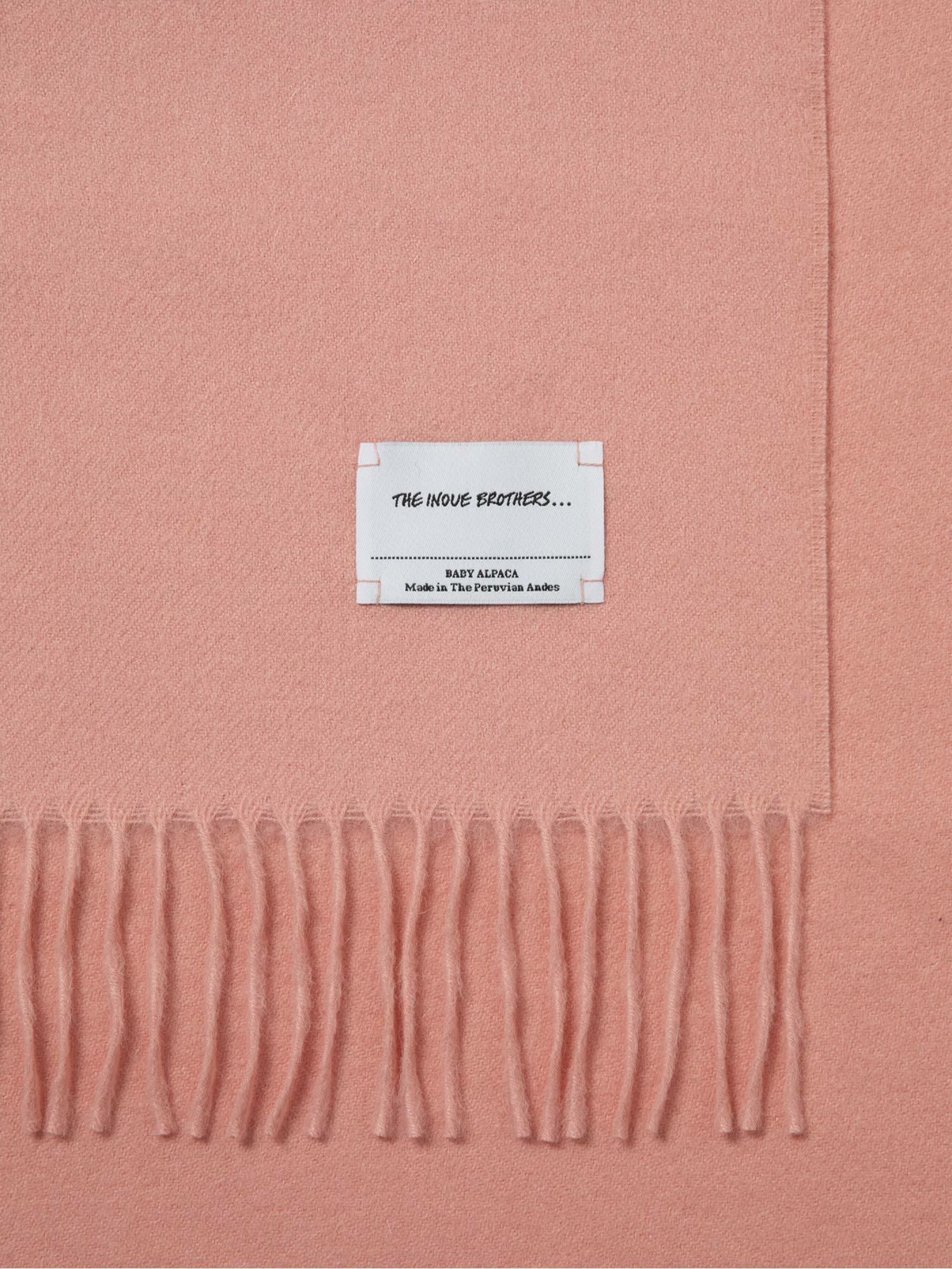 The Inoue Brothers Brushed Scarf ピンク |The Inoue Brothers | WAKO