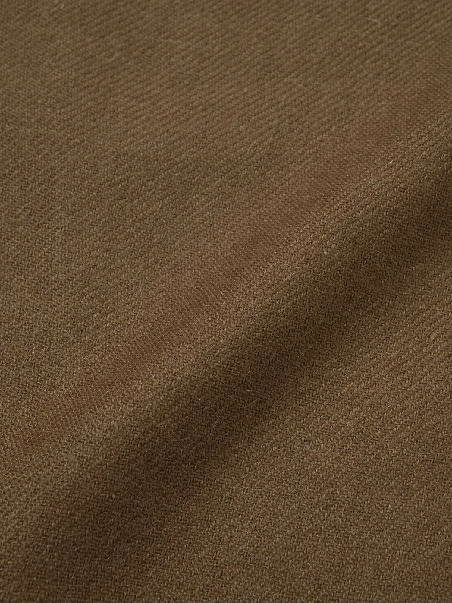 The Inoue Brothers Non Brushed Large Stole キャメル |The Inoue