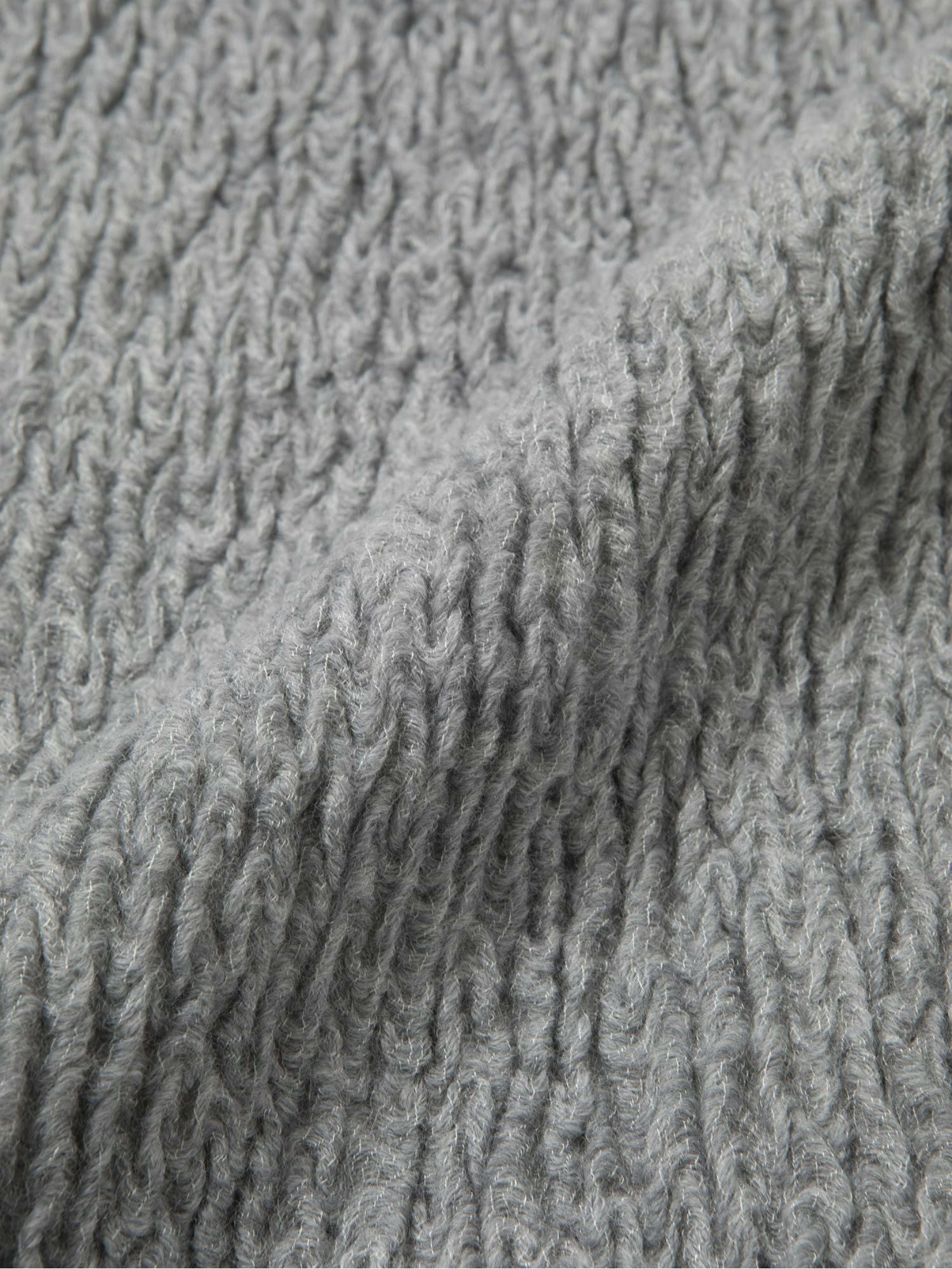 Watanabe Textile Wool Shrink ブランケットストール ライトグレー
