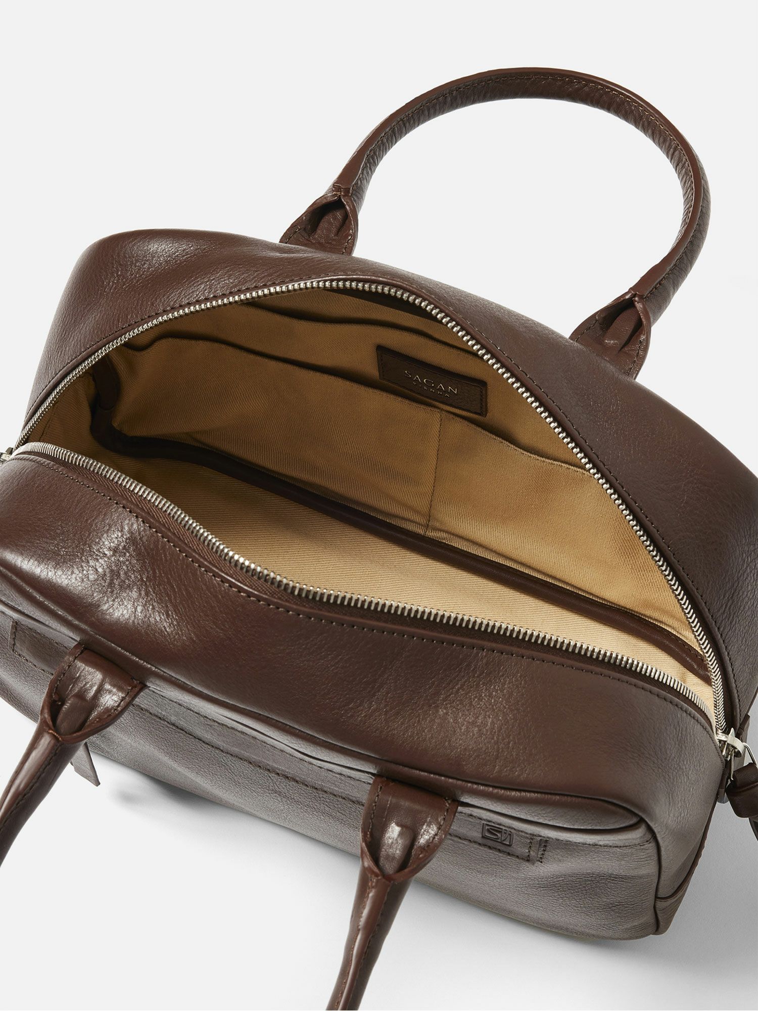 SAGAN Vienna DAY RUNNER28 Cow Leather ダークブラウン |ボストン