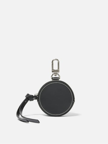 SAGAN Vienna Round Coin Case Grape ブラック |SAGAN Vienna | WAKO 