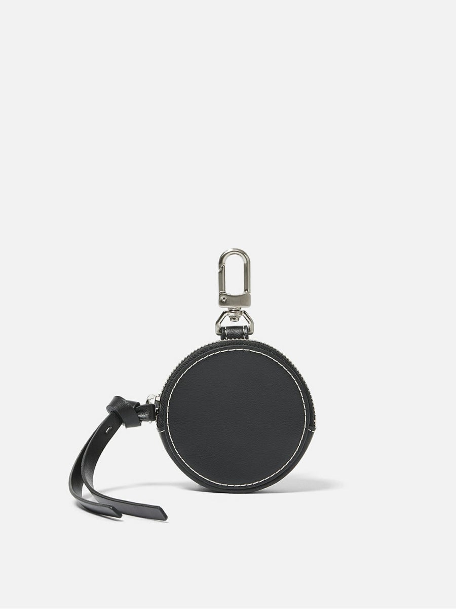 SAGAN Vienna Round Coin Case Grape ブラック |SAGAN Vienna | WAKO 