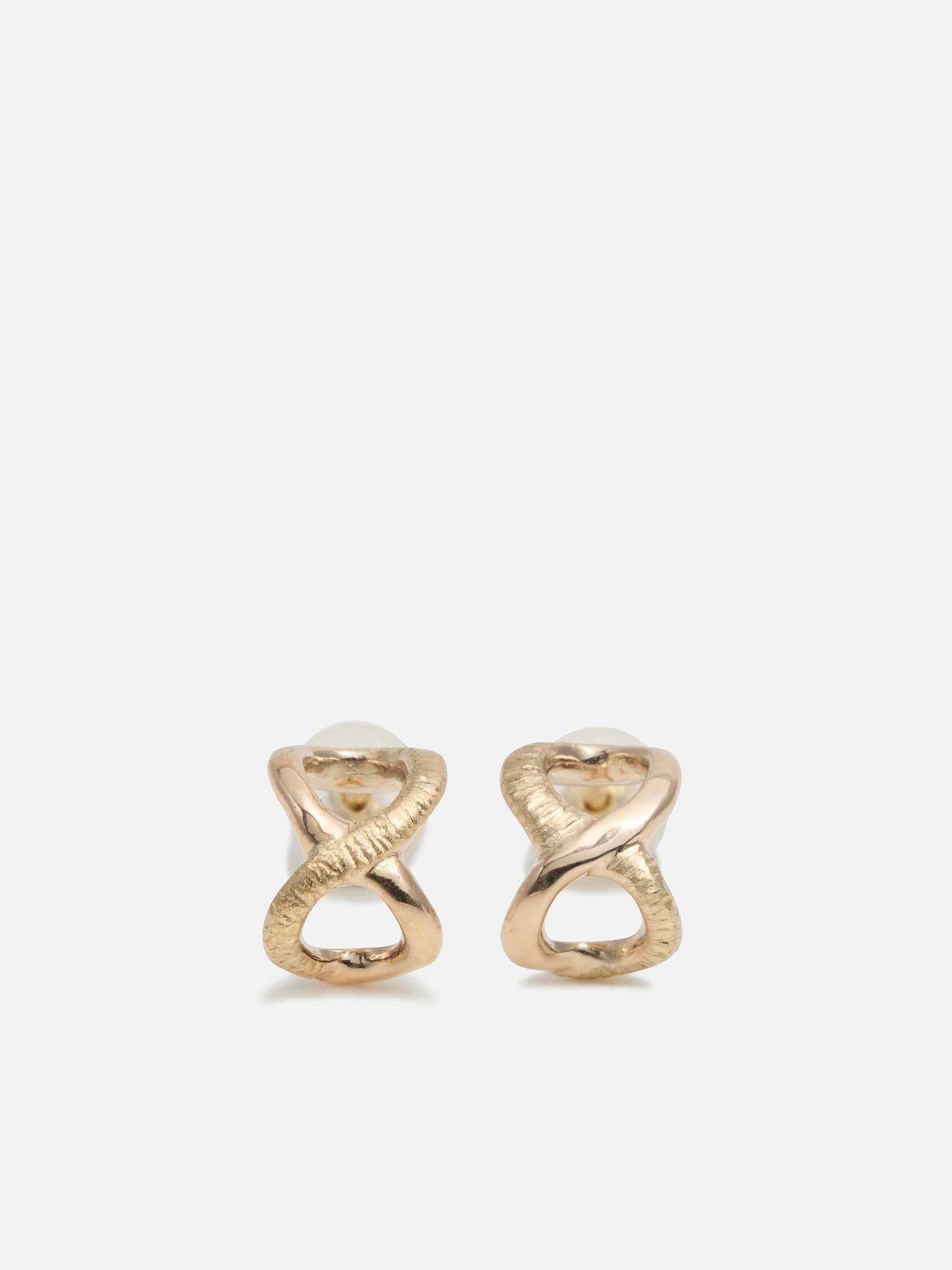 リロ ピアス〈チェーン・S〉 ゴールド