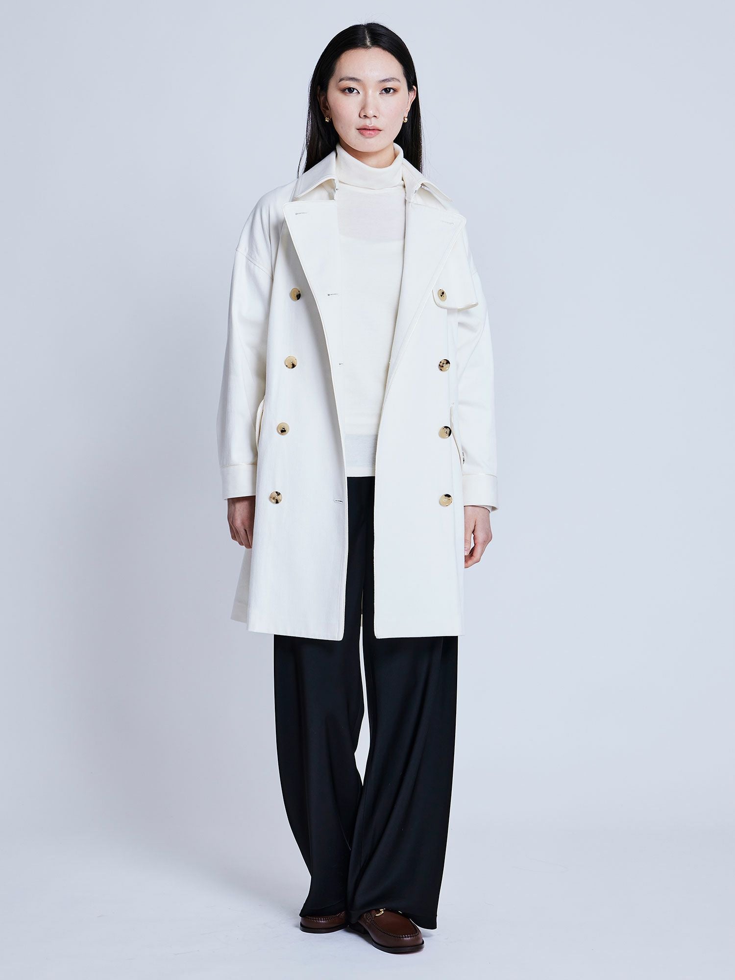 NEW CLOSET トレンチコート ホワイト |アウター・ジャケット | WAKO
