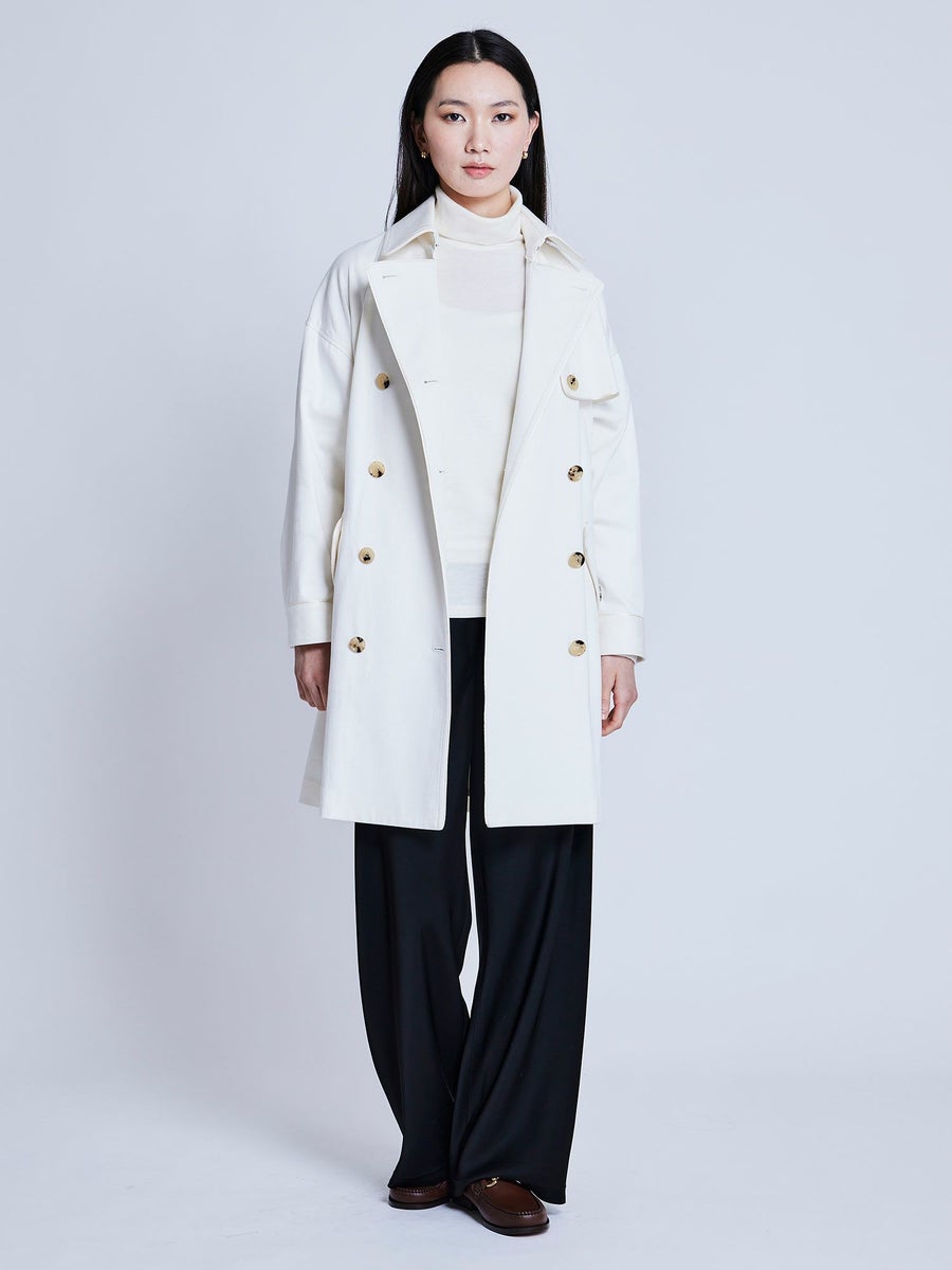 NEW CLOSET トレンチコート ホワイト |アウター・ジャケット | WAKO 