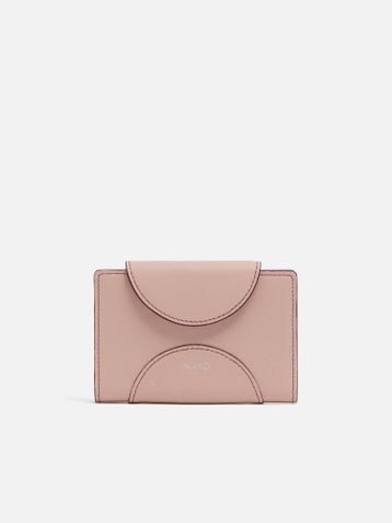 MANACO トップハンドルミニショルダーバッグ パステルピンク 