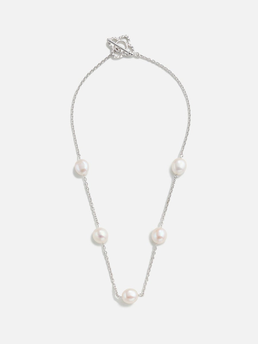 プティ コリエ ネックレス「ステーションパール」 ホワイト