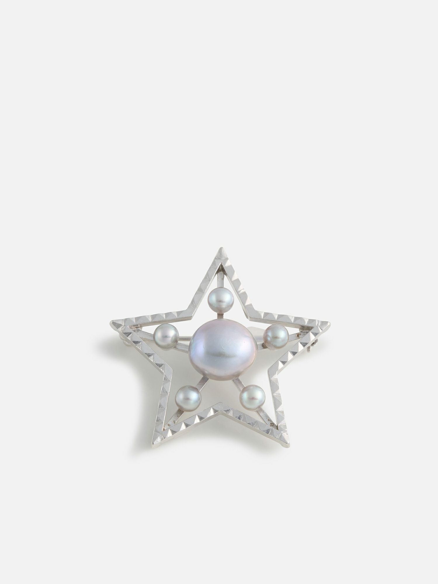 プティ コリエ ブローチ「トゥインクル パルレ」 ライトグレー |その他