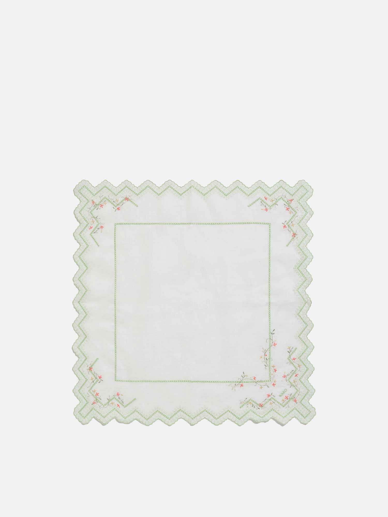 ハンカチ イエローグリーン |刺繍・レース | WAKO公式オンライン