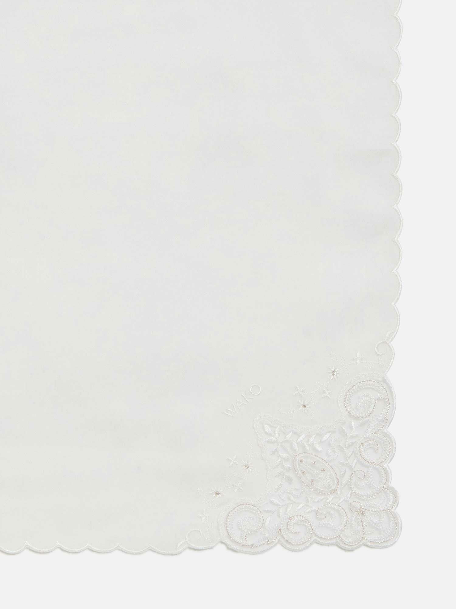 ハンカチ ホワイト |刺繍・レース | WAKO公式オンラインブティック