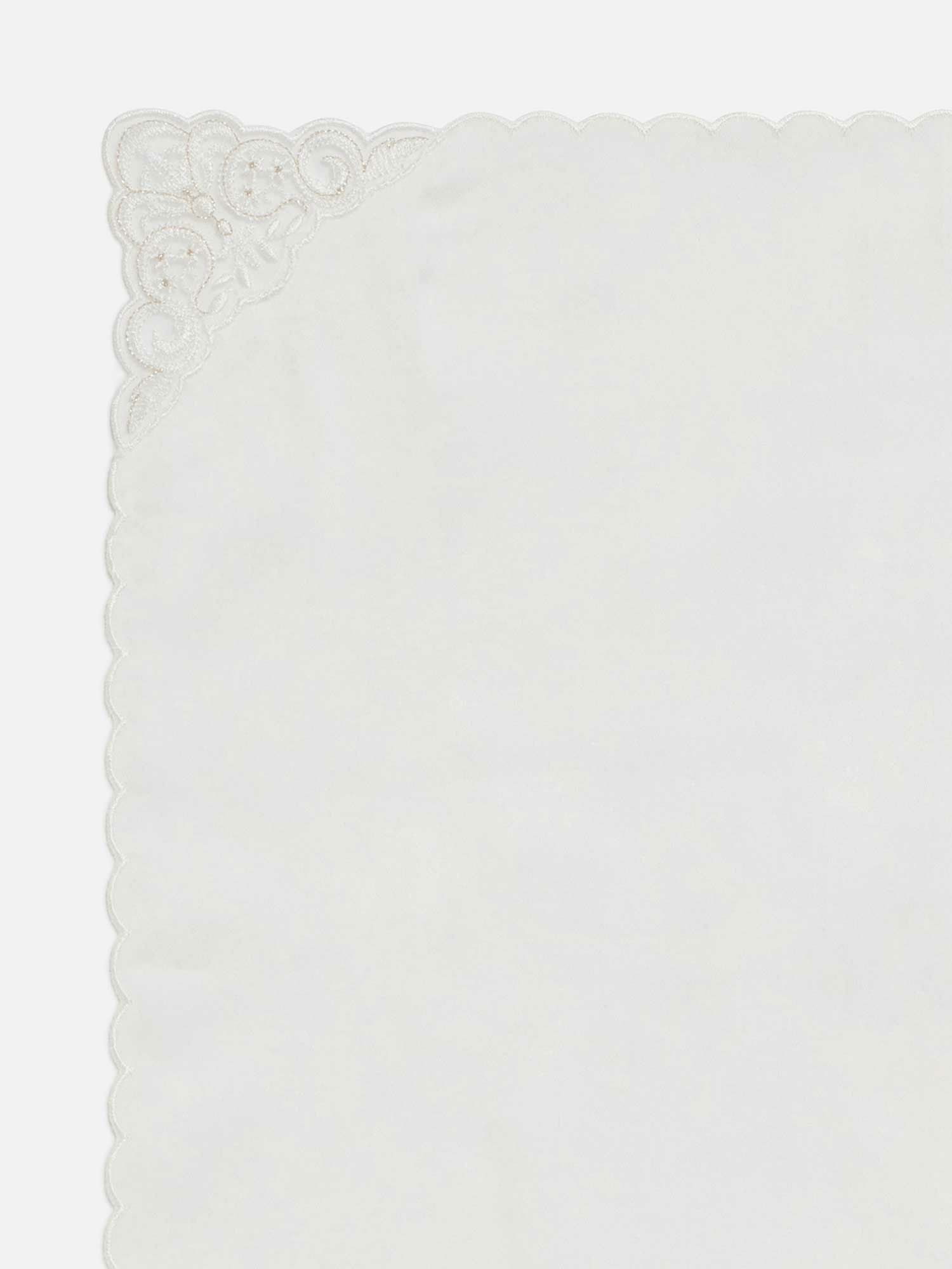 ハンカチ ホワイト |刺繍・レース | WAKO公式オンラインブティック