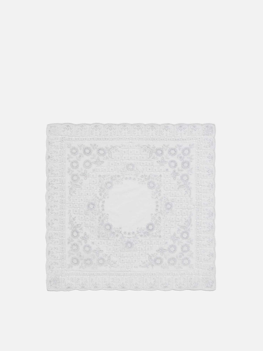 スワトウ刺繍 ハンカチ ホワイト |刺繍・レース | WAKO公式オンライン 