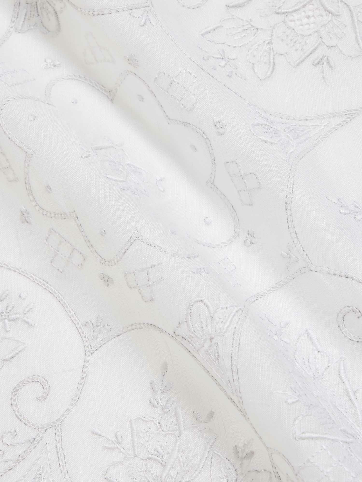 スワトウ刺繍 ハンカチ ホワイト |刺繍・レース | WAKO公式オンライン