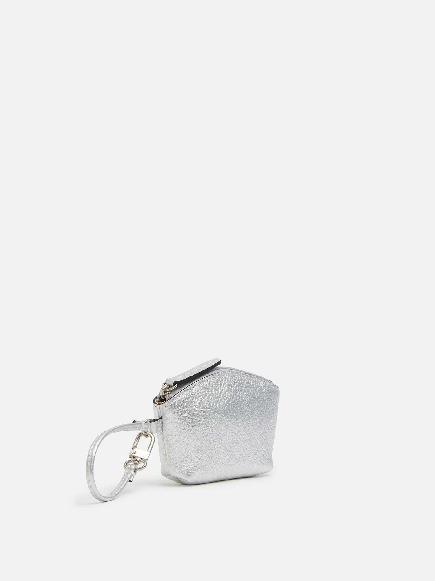 店長超暴走タイムセール 美品 小物入れ WAKO シルバー 銀座和光 WAKO×MAURO GOVERNA バッグ ブラック／シルバー |ハンドバッグ | WAKO