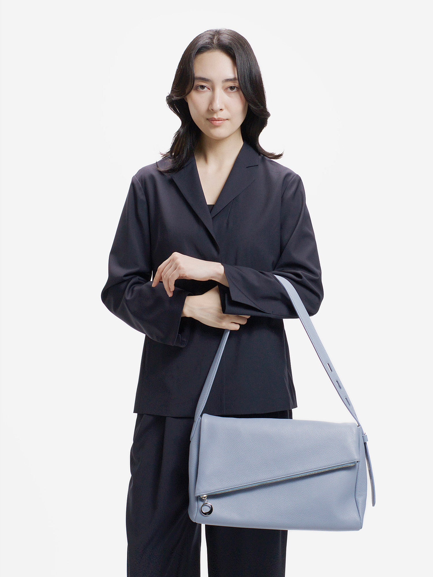 NEW CLOSET ショルダーバッグ ライトブルー |ショルダーバッグ