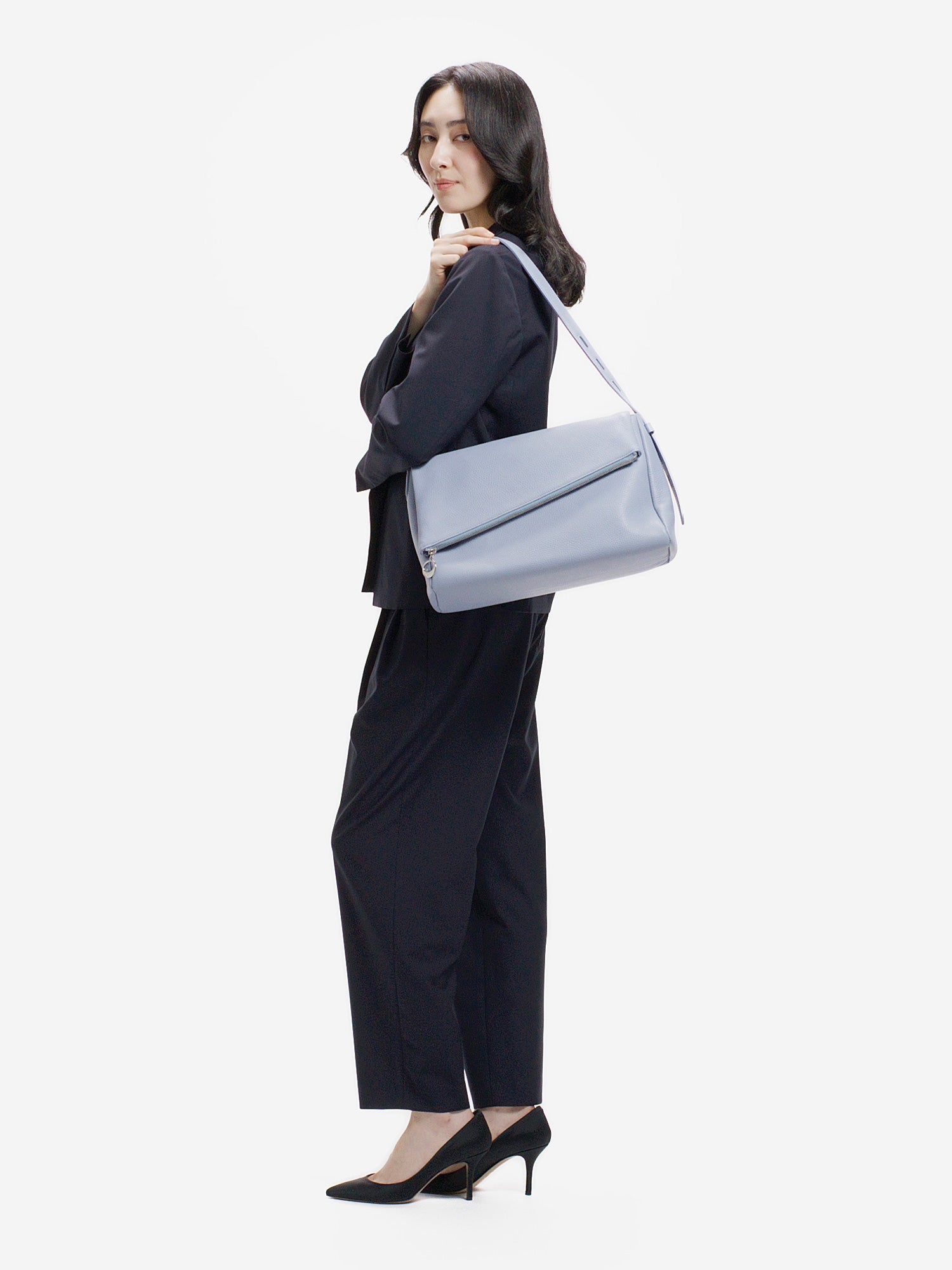 NEW CLOSET ショルダーバッグ ライトブルー |ショルダーバッグ