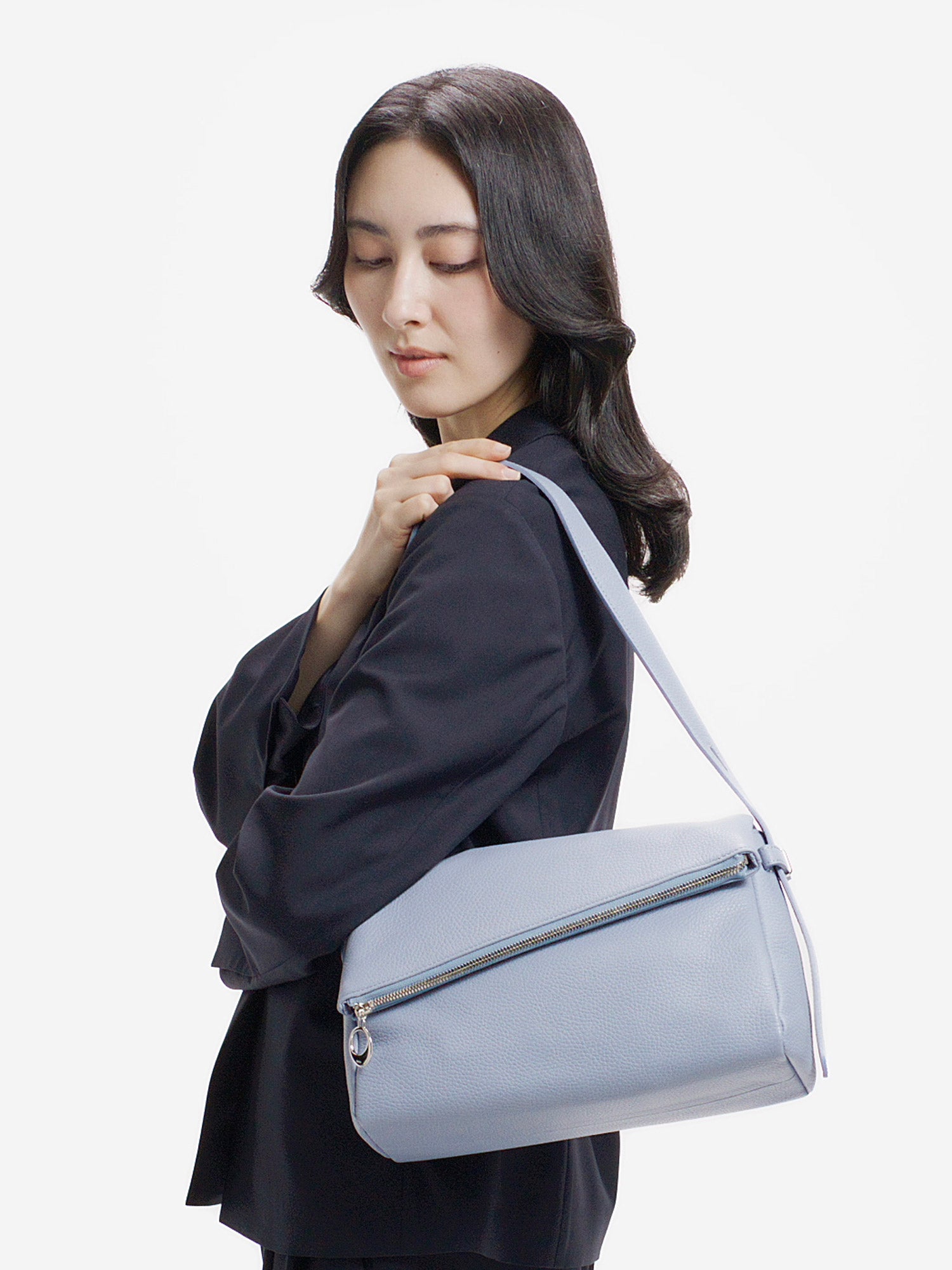 NEW CLOSET ショルダーバッグ スモール ライトブルー |ショルダー