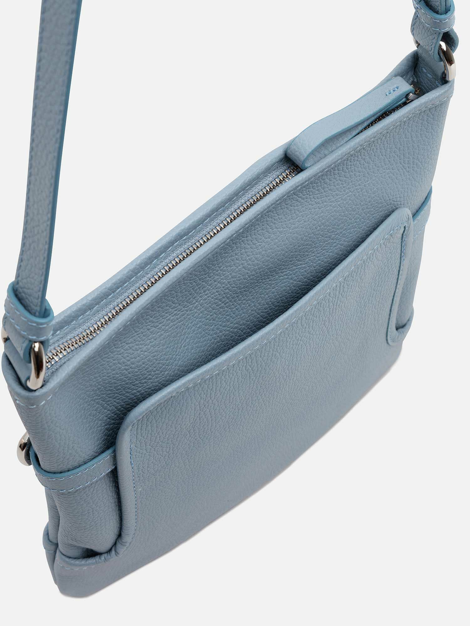 MAURO GOVERNA(マウロゴヴェルナ) ショルダーバッグ美品  - ライトブルー レザー WAKO×MAURO GOVERNA バッグ ライトブルー |ハンドバッグ | WAKO公式