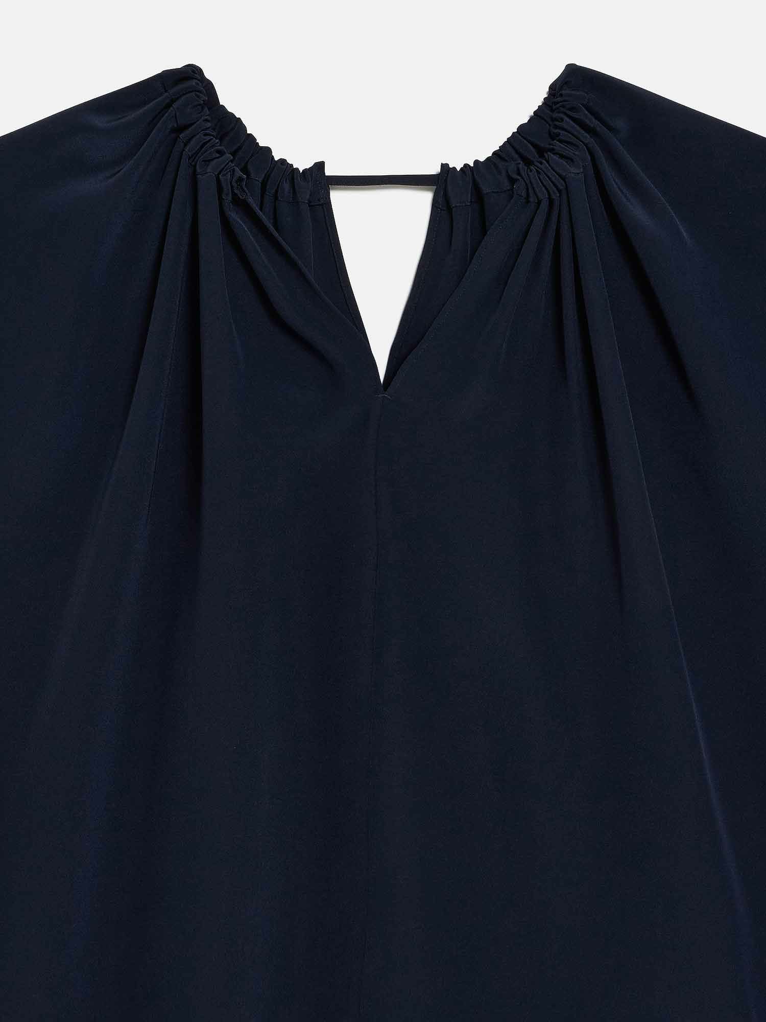 ポステレガント シルクブラウス ネイビー |トップス | WAKO公式