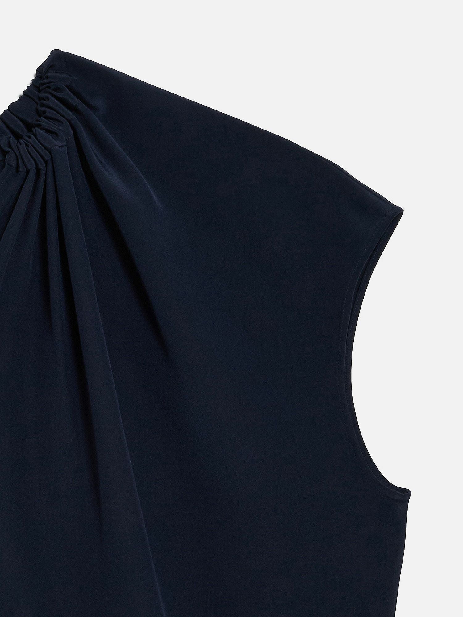 ポステレガント シルクブラウス ネイビー |トップス | WAKO公式