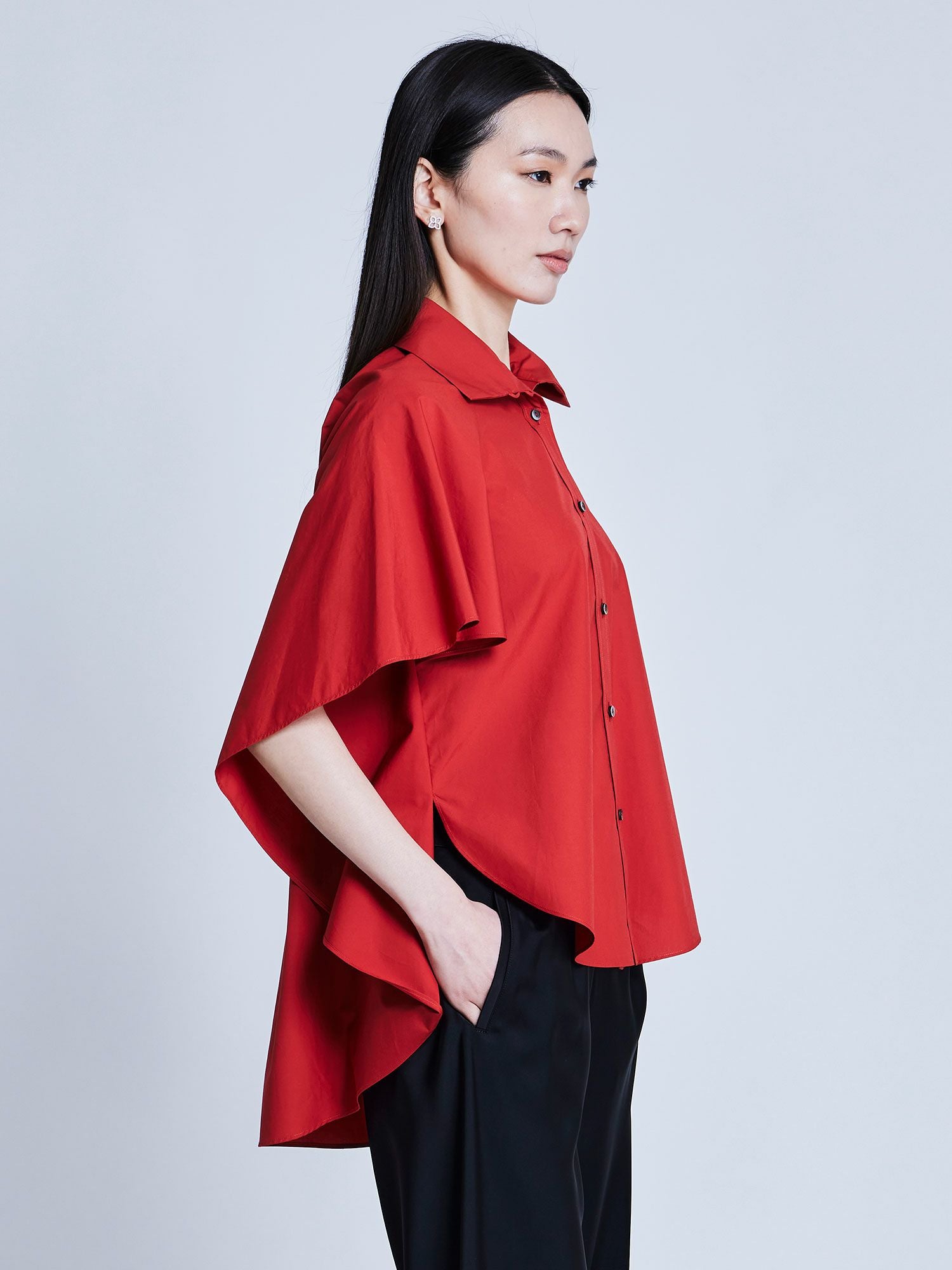 NEW CLOSET サポートサーフェス シャツ 半袖 レッド |トップス | WAKO