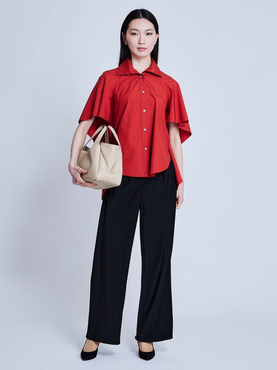 NEW CLOSET サポートサーフェス シャツ 半袖 レッド |トップス | WAKO 