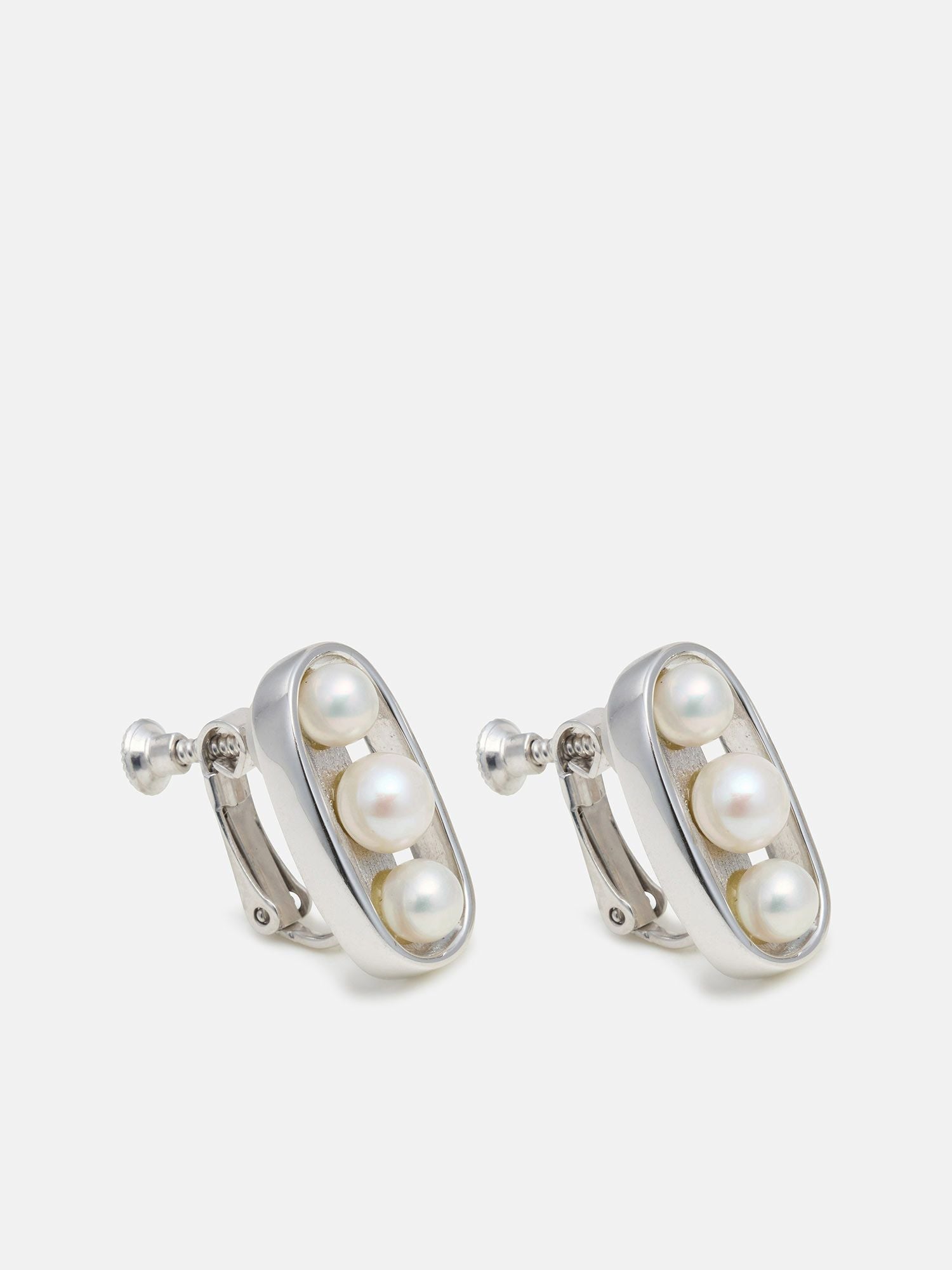 【新品】Alxandra&DuetStud Silverイヤリングセット リロ イヤリング〈3パール・L〉 シルバー |イアリング・ピアス | WAKO
