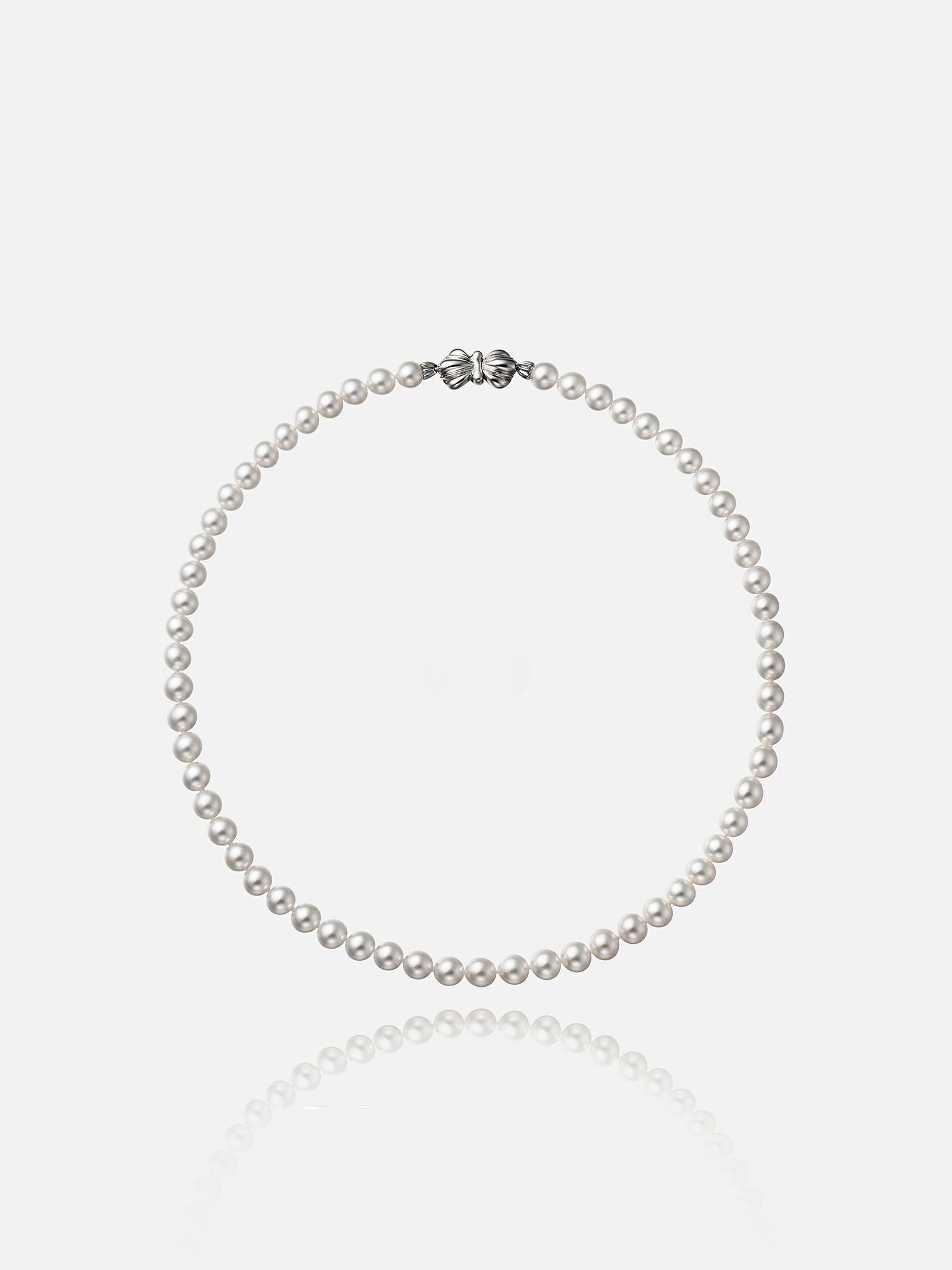 パールネックレス＆ピアスセット〈アコヤ真珠〉 |ネックレス | WAKO