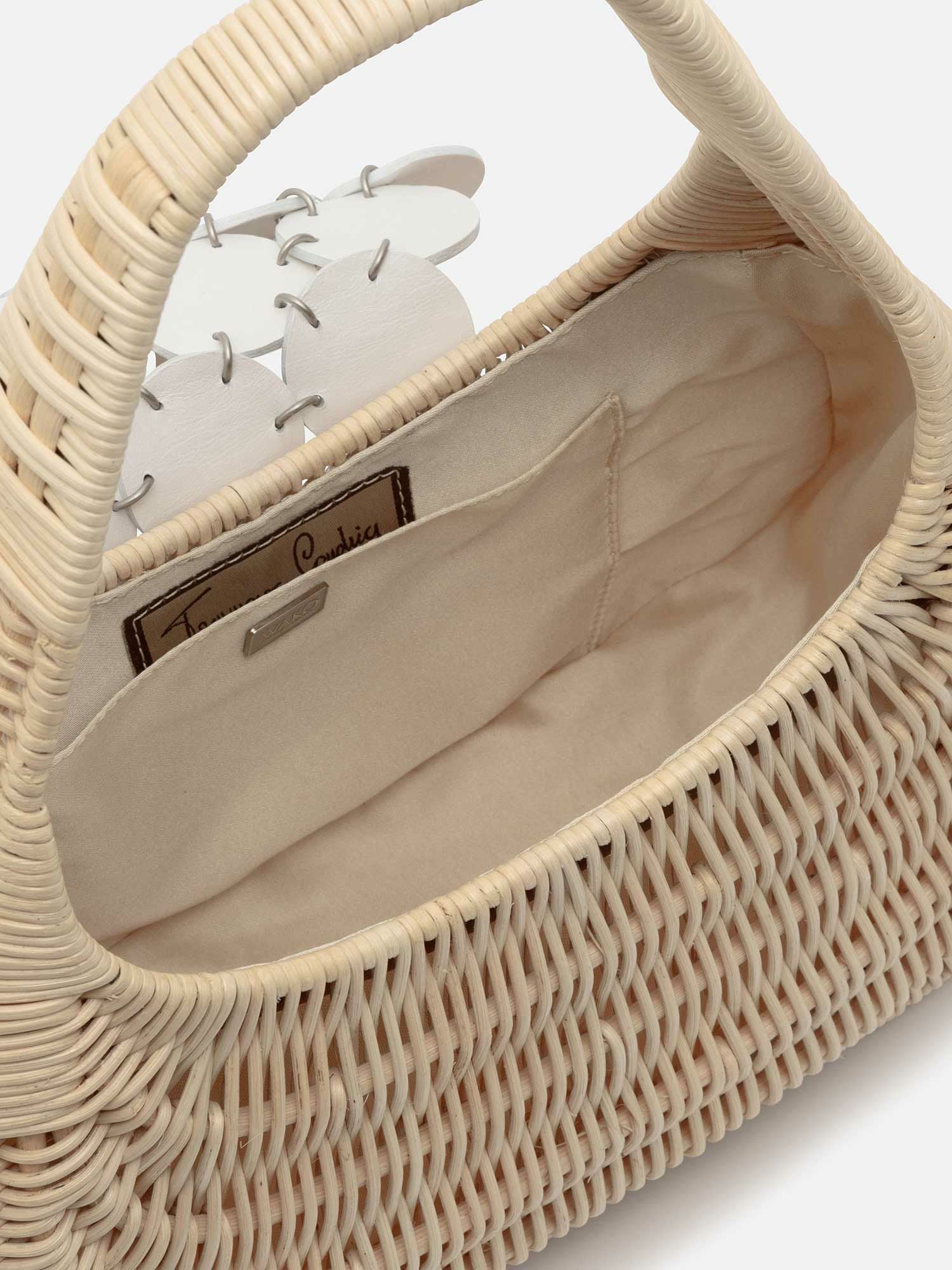 カンドリアトマソカゴバッグ ホワイト |ハンドバッグ | WAKO公式