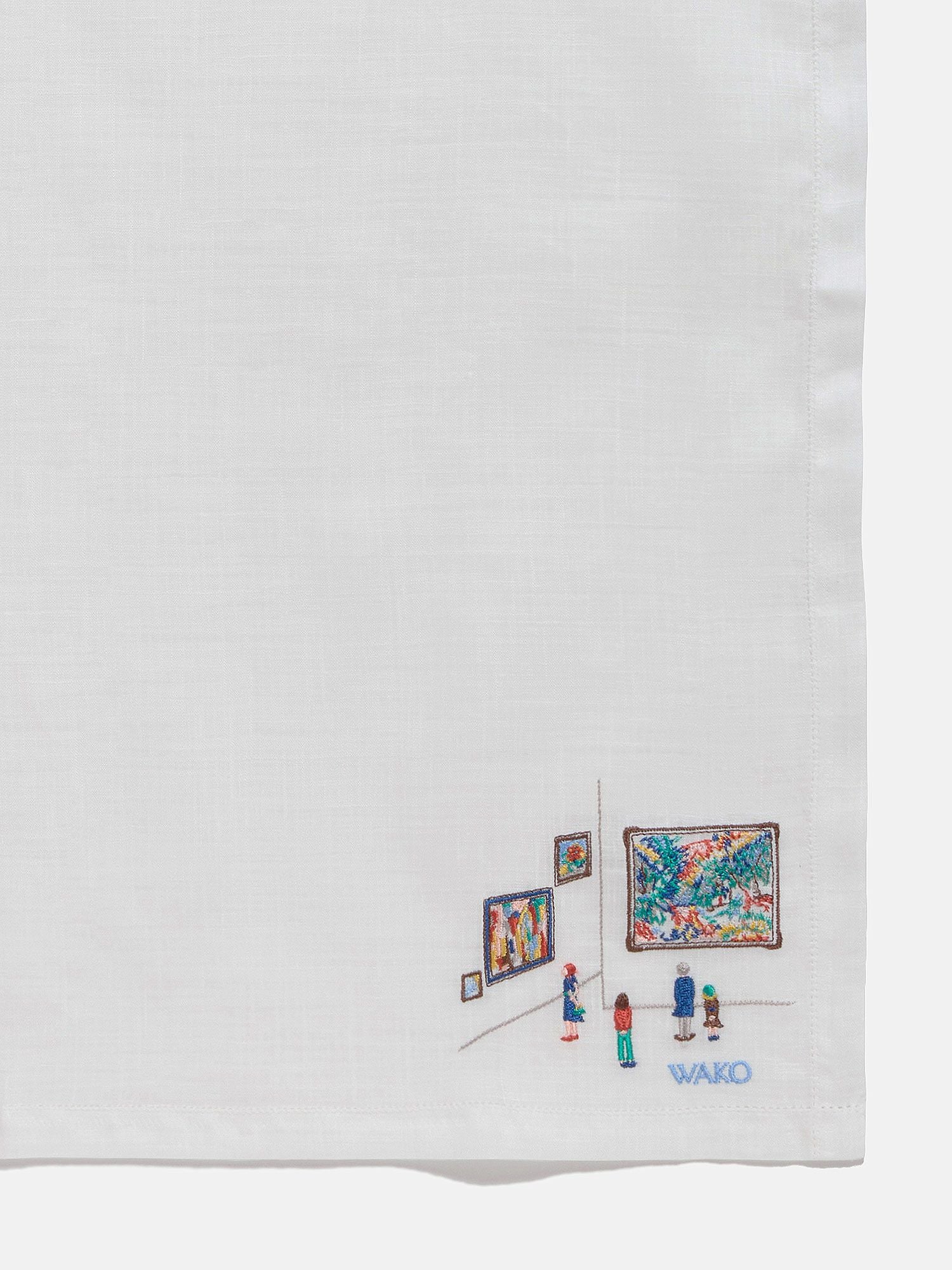 ハンカチ ホワイト |刺繍・レース | WAKO公式オンラインブティック