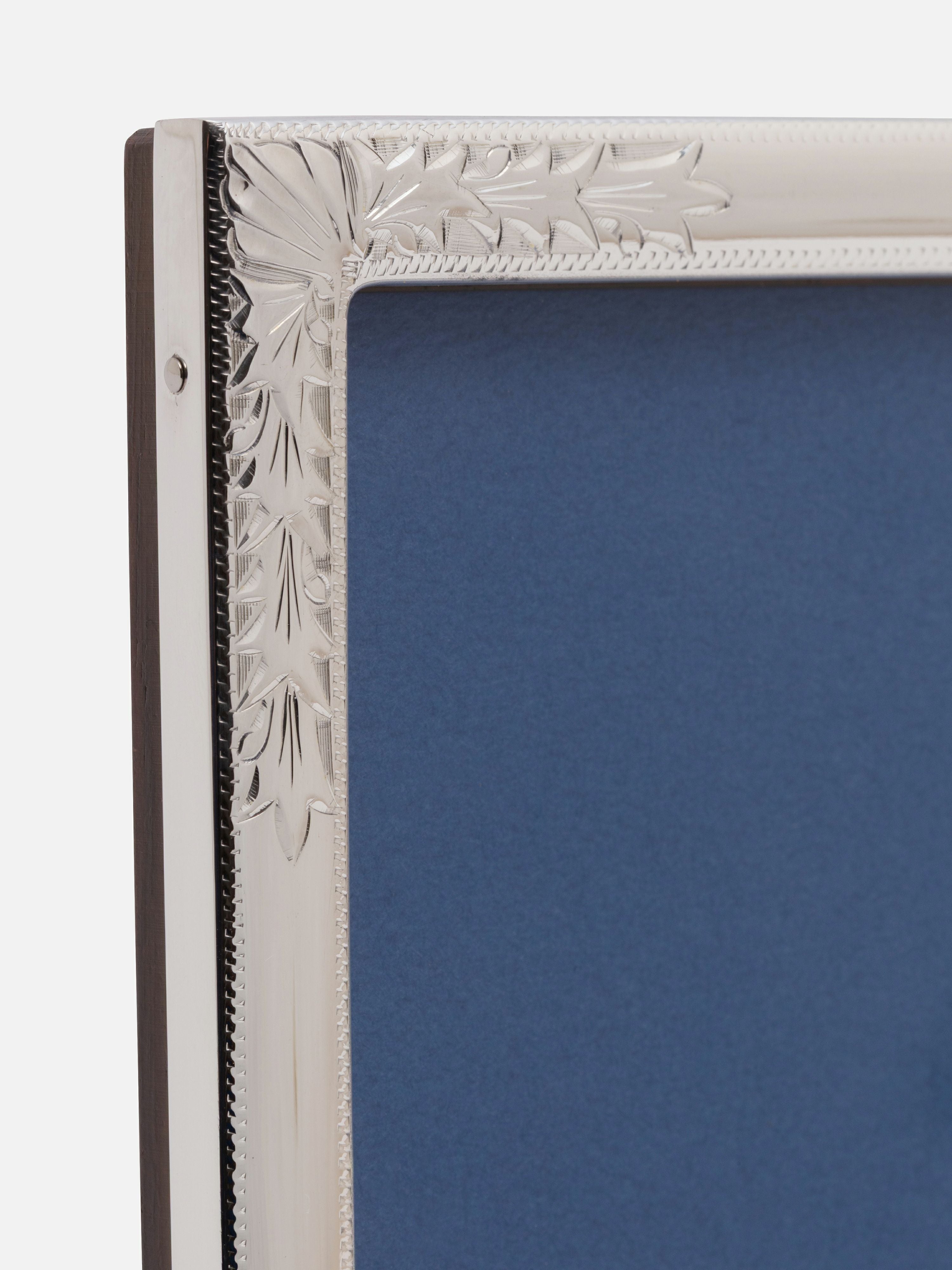 銀製 写真立て 〈隅唐草/4インチ〉 |リビング | WAKO公式オンライン