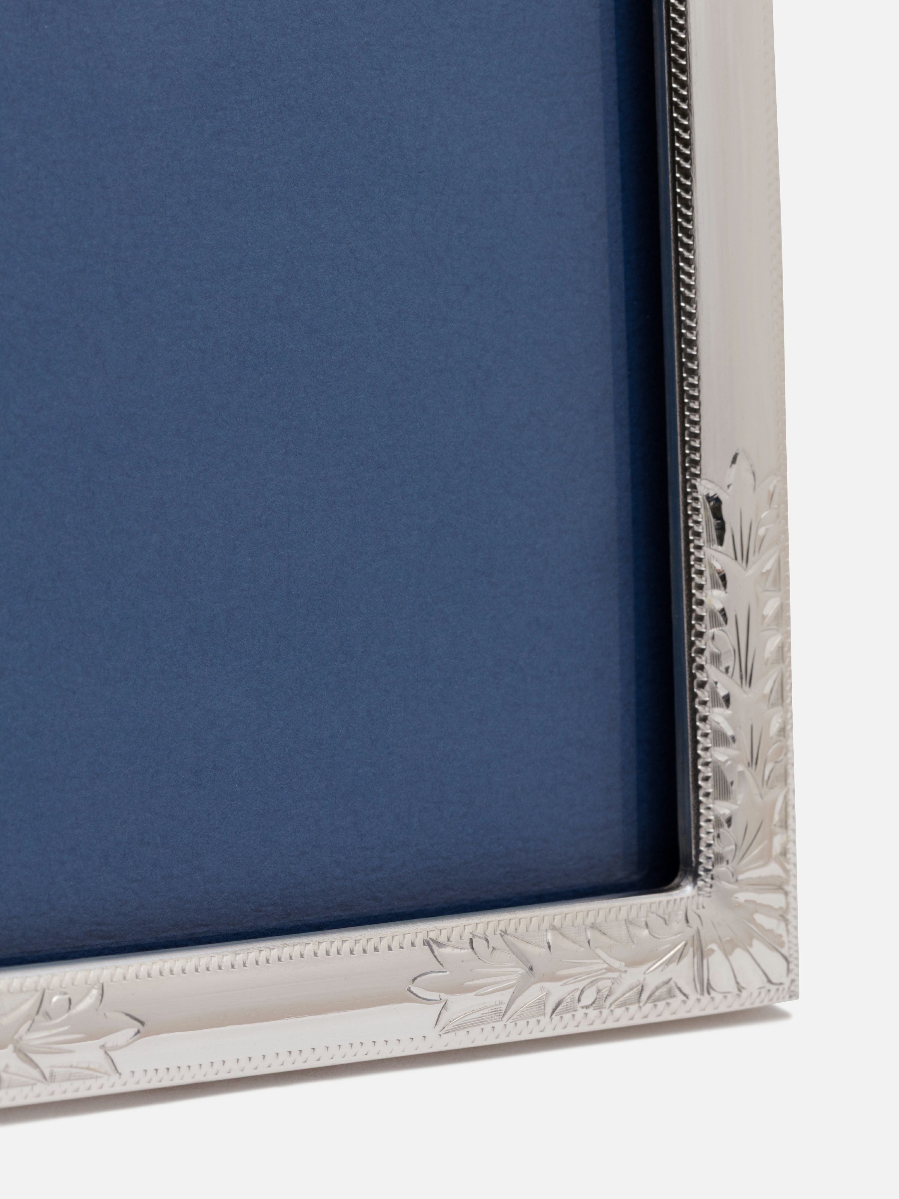 銀製 写真立て 〈隅唐草/4インチ〉 |リビング | WAKO公式オンライン