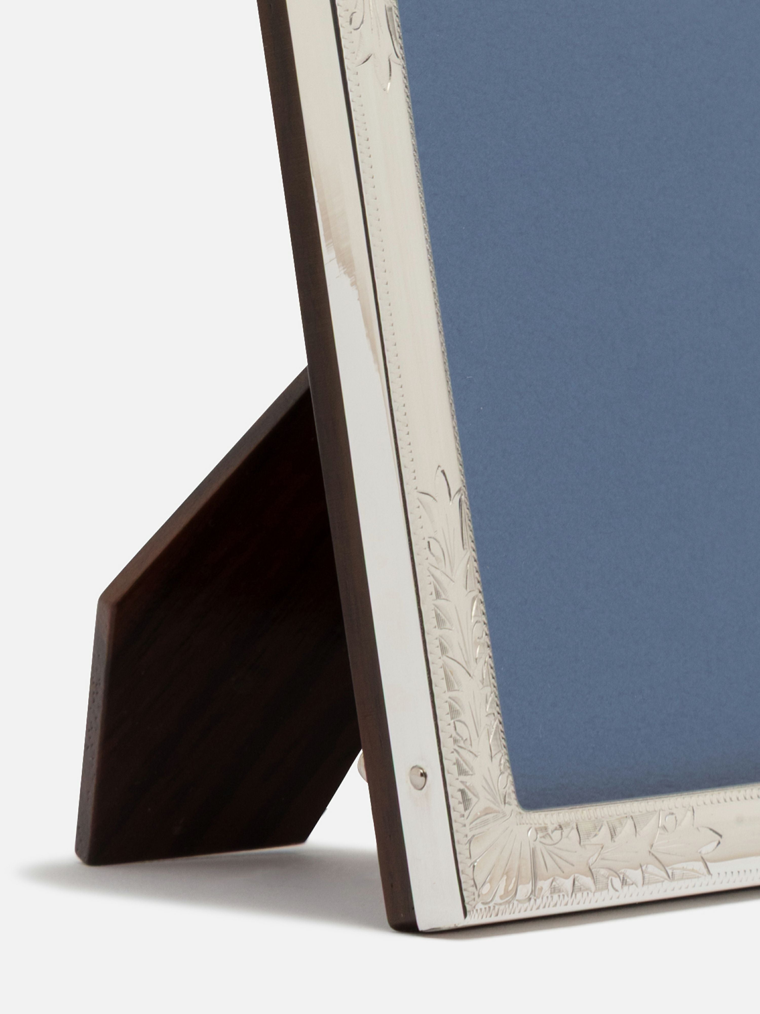 銀製 写真立て 〈隅唐草/4インチ〉 |リビング | WAKO公式オンライン