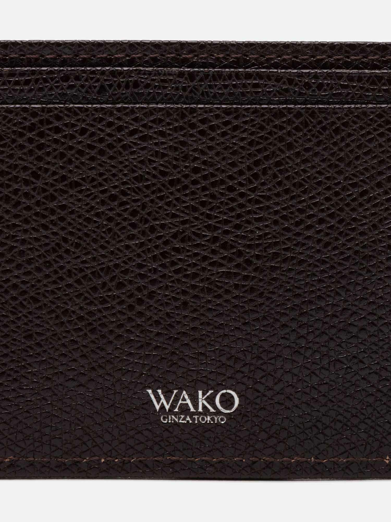 パスケース ダークブラウン |キーケース・カードケース | WAKO公式