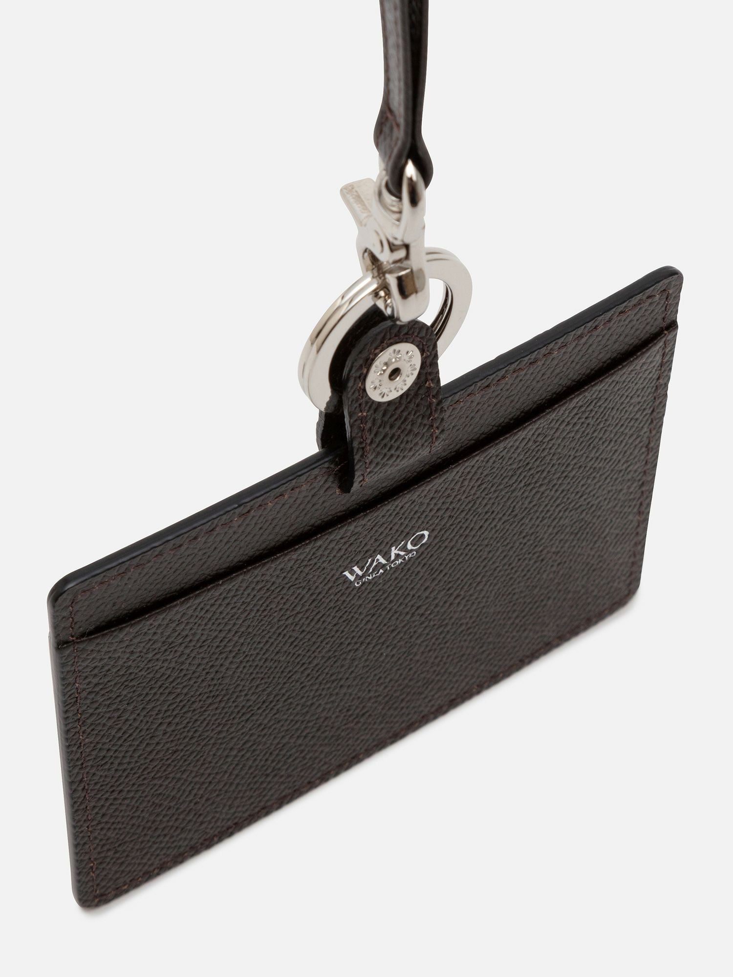 IDカードホルダー ダークブラウン |キーケース・カードケース | WAKO