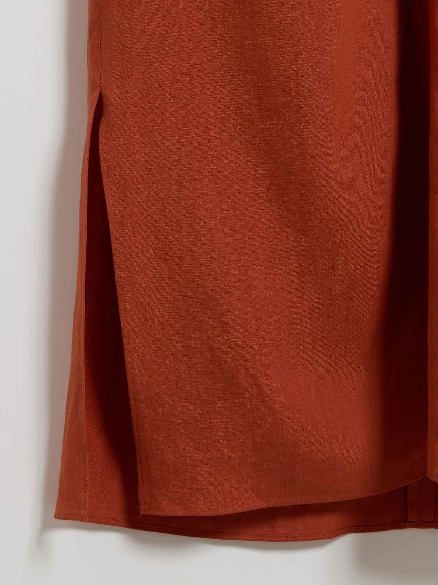 NEW CLOSET ポステレガント シャツワンピース レッド |ワンピース