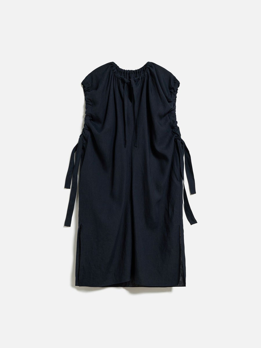 NEW CLOSET ポステレガント シャツワンピース ネイビー |ワンピース 