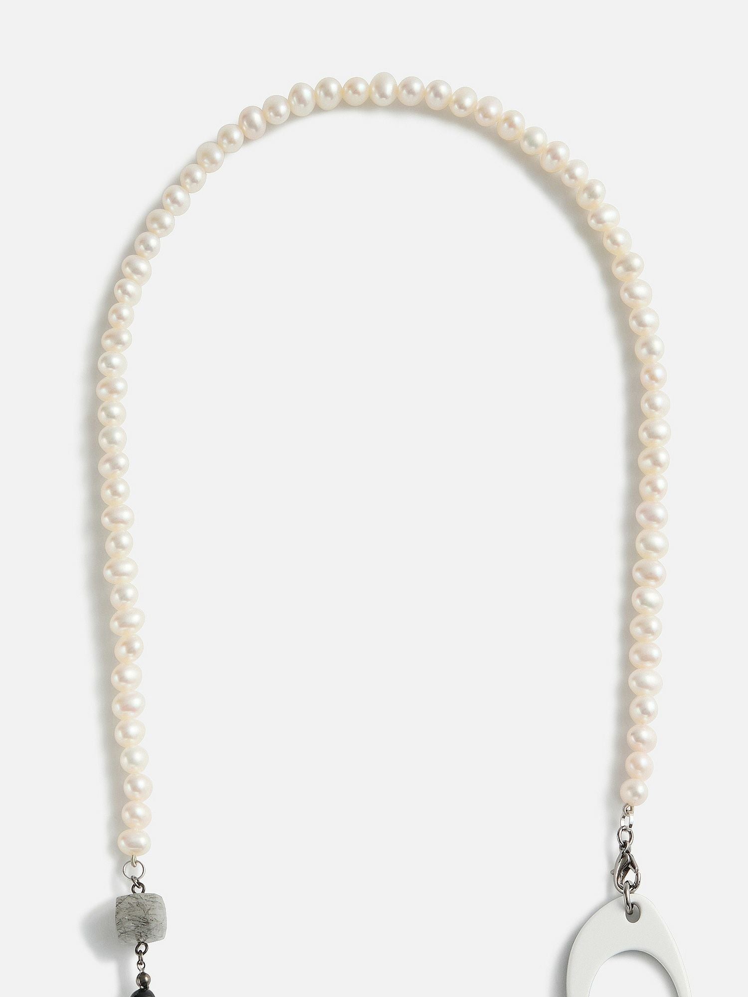 ルーペコリエ ルーペ付きネックレス ブラック コンビネーション