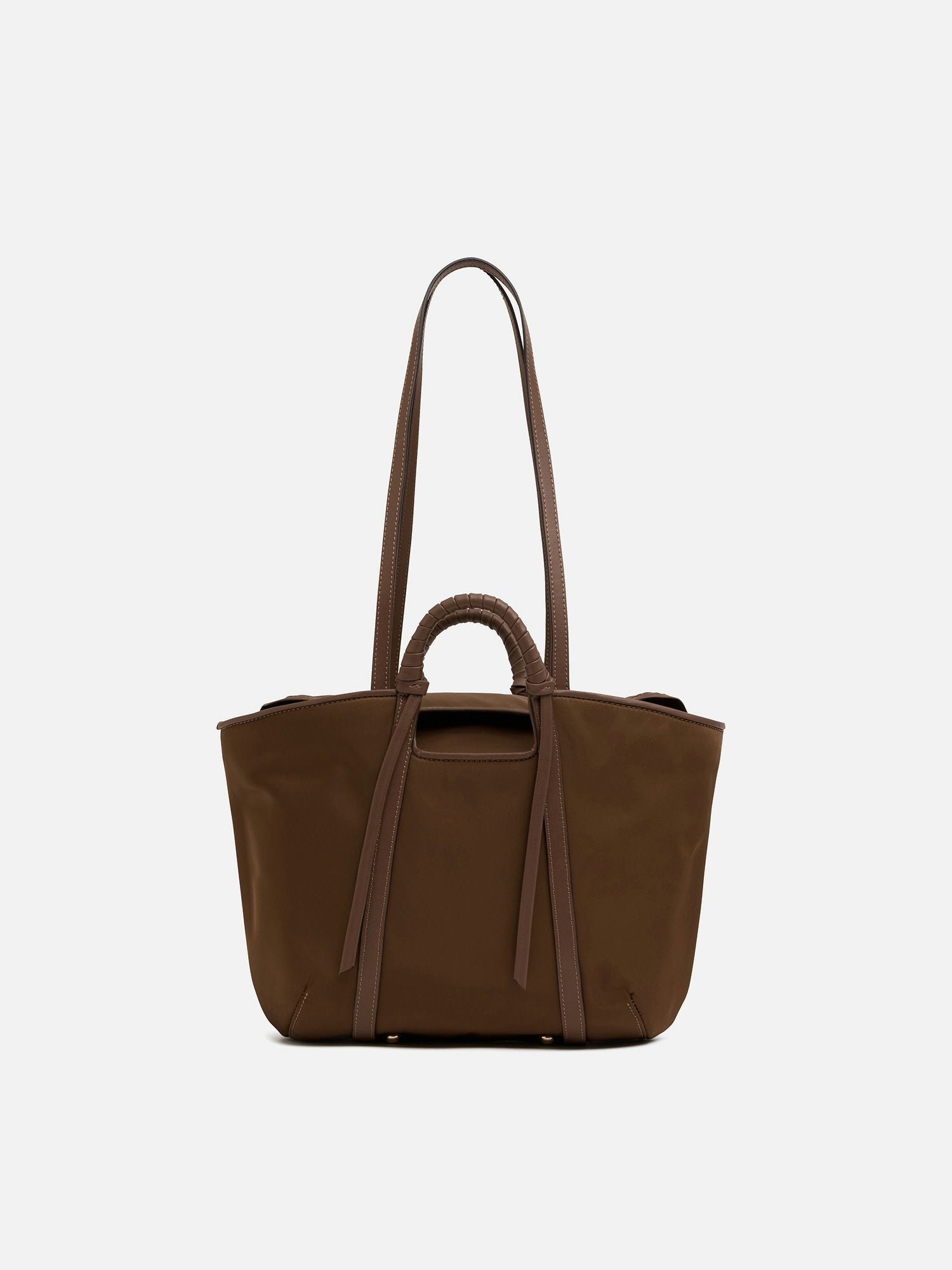 mica della valle ナイロントートバッグ ブラウン |トートバッグ