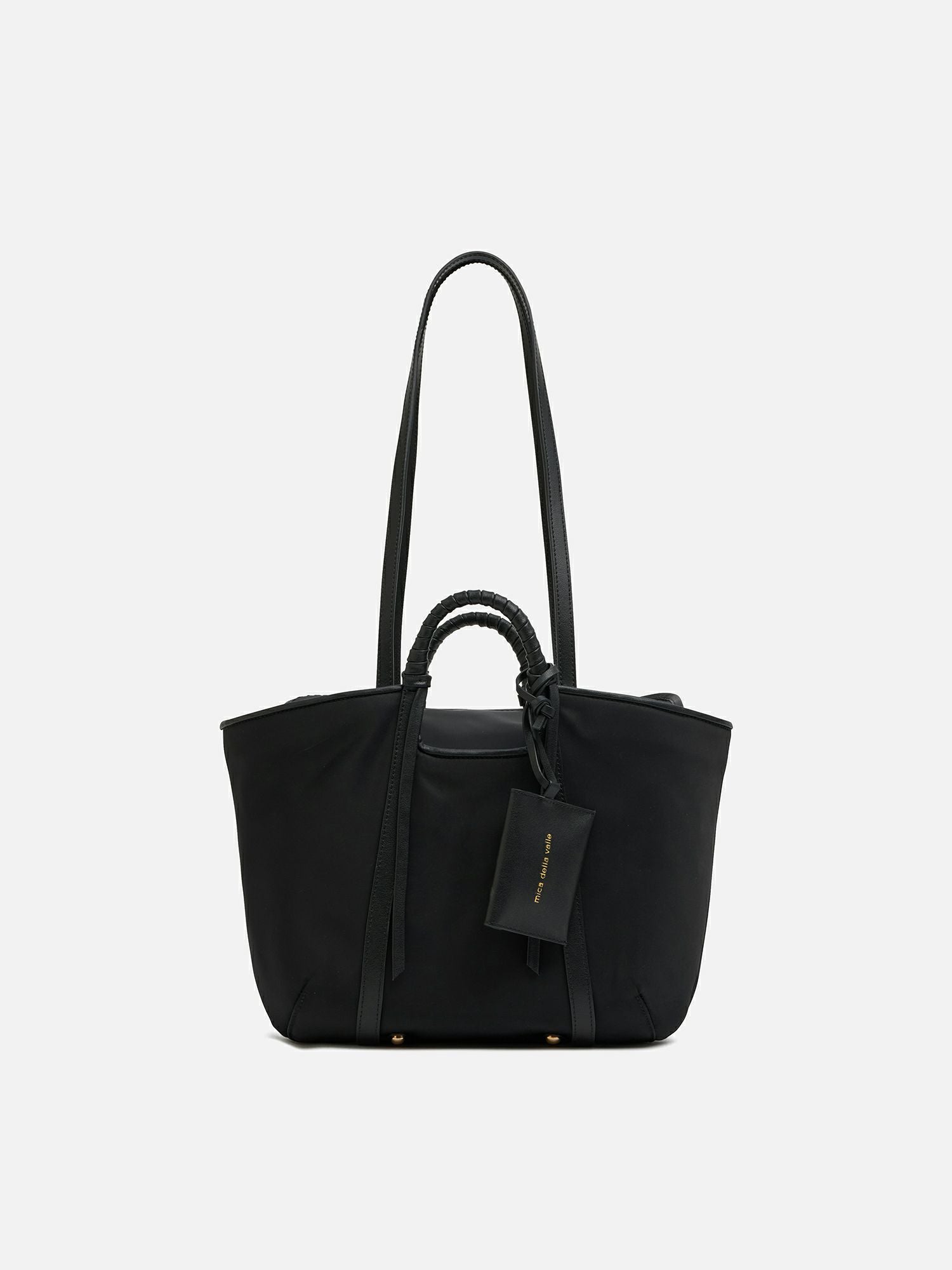 mica della valle ナイロントートバッグ ブラック |トートバッグ