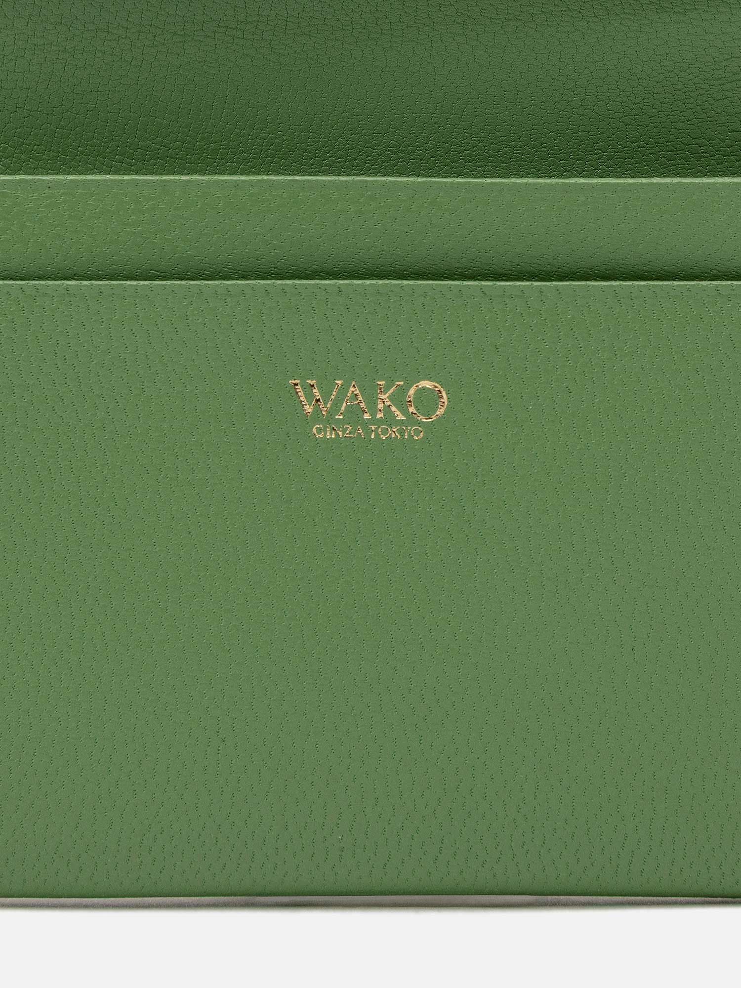 名刺入れ イエローグリーン |その他の革小物 | WAKO公式オンライン